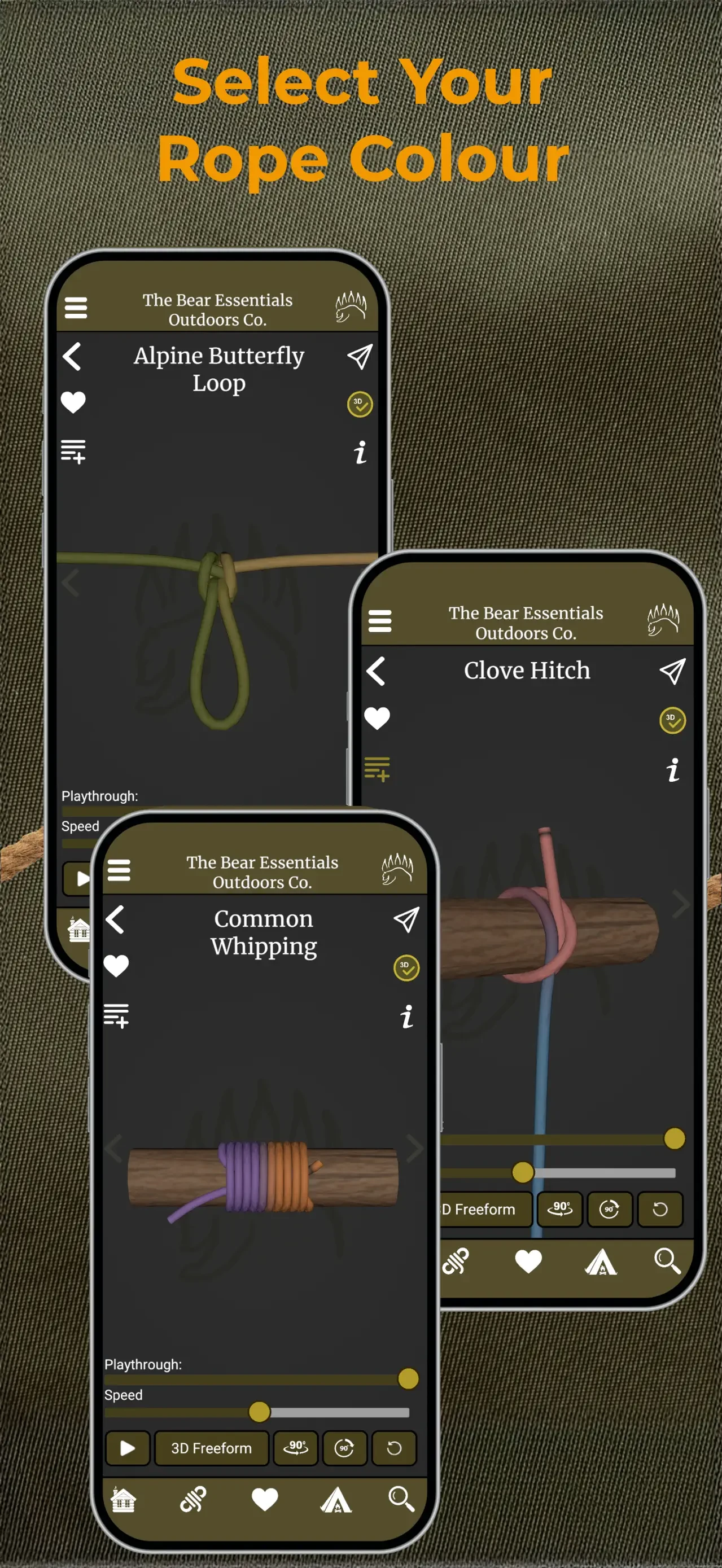 Knot IQ - The Bear Essentials app store screenshot 3 — Reference (iOS)