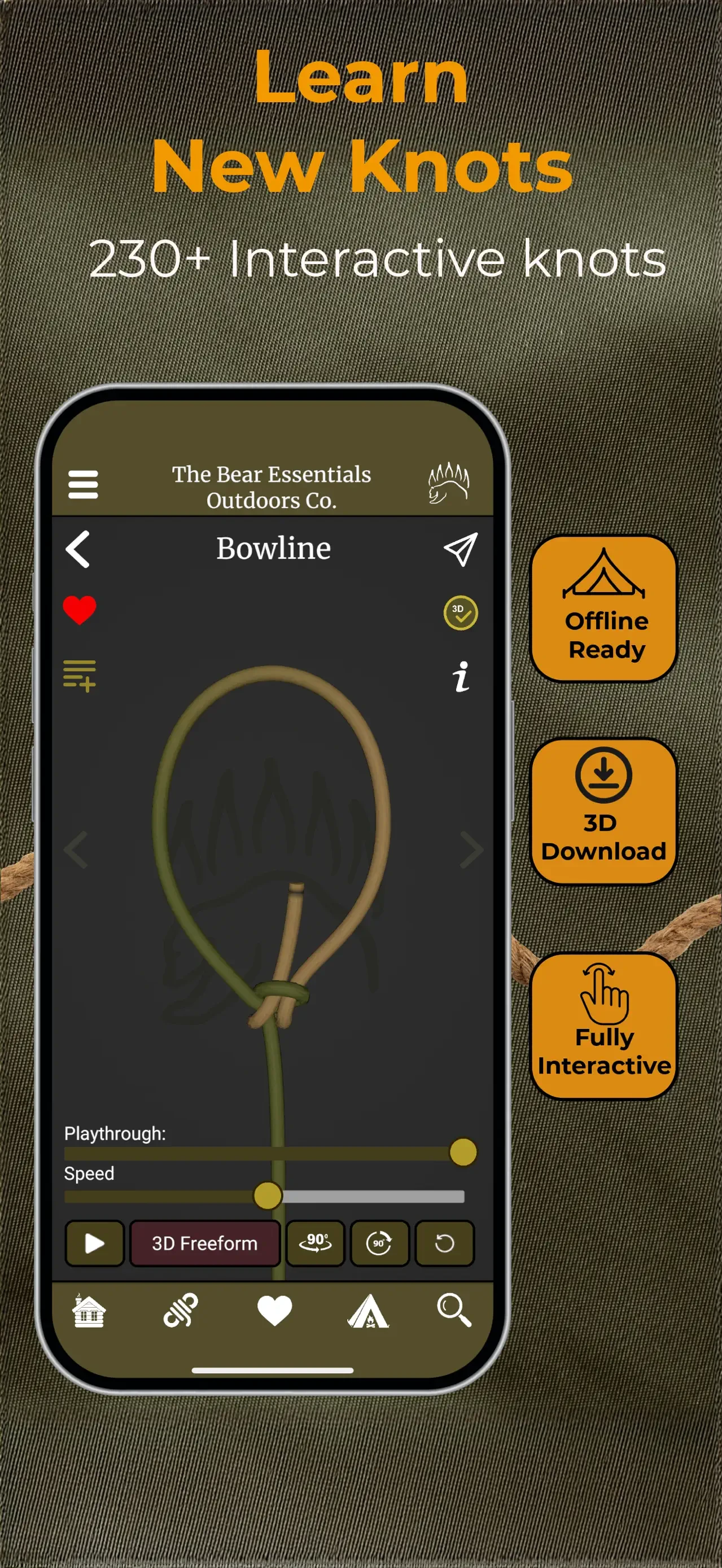 Knot IQ - The Bear Essentials app store screenshot 4 — Reference (iOS)