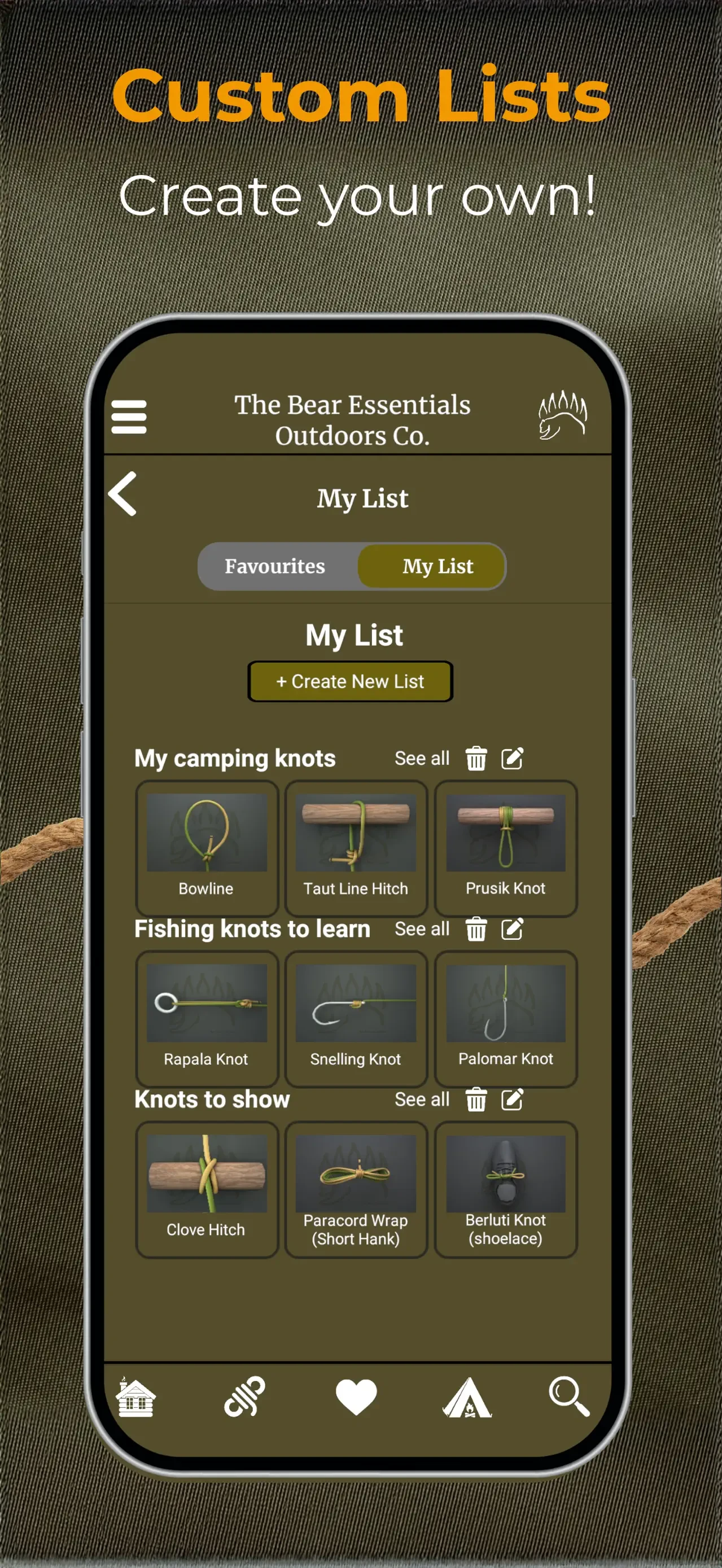 Knot IQ - The Bear Essentials app store screenshot 5 — Reference (iOS)