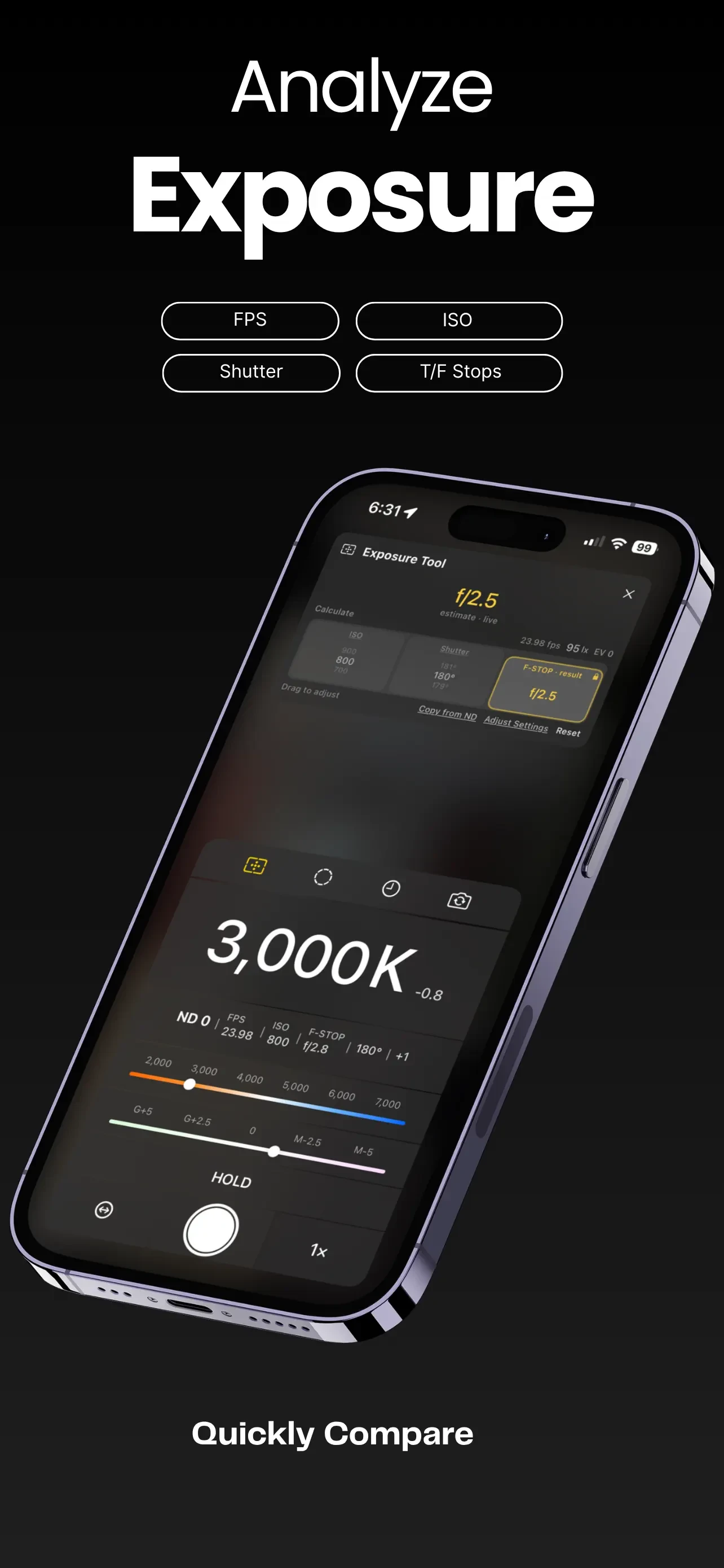 CineTemp app store screenshot 4 — Photo & Video (iOS)