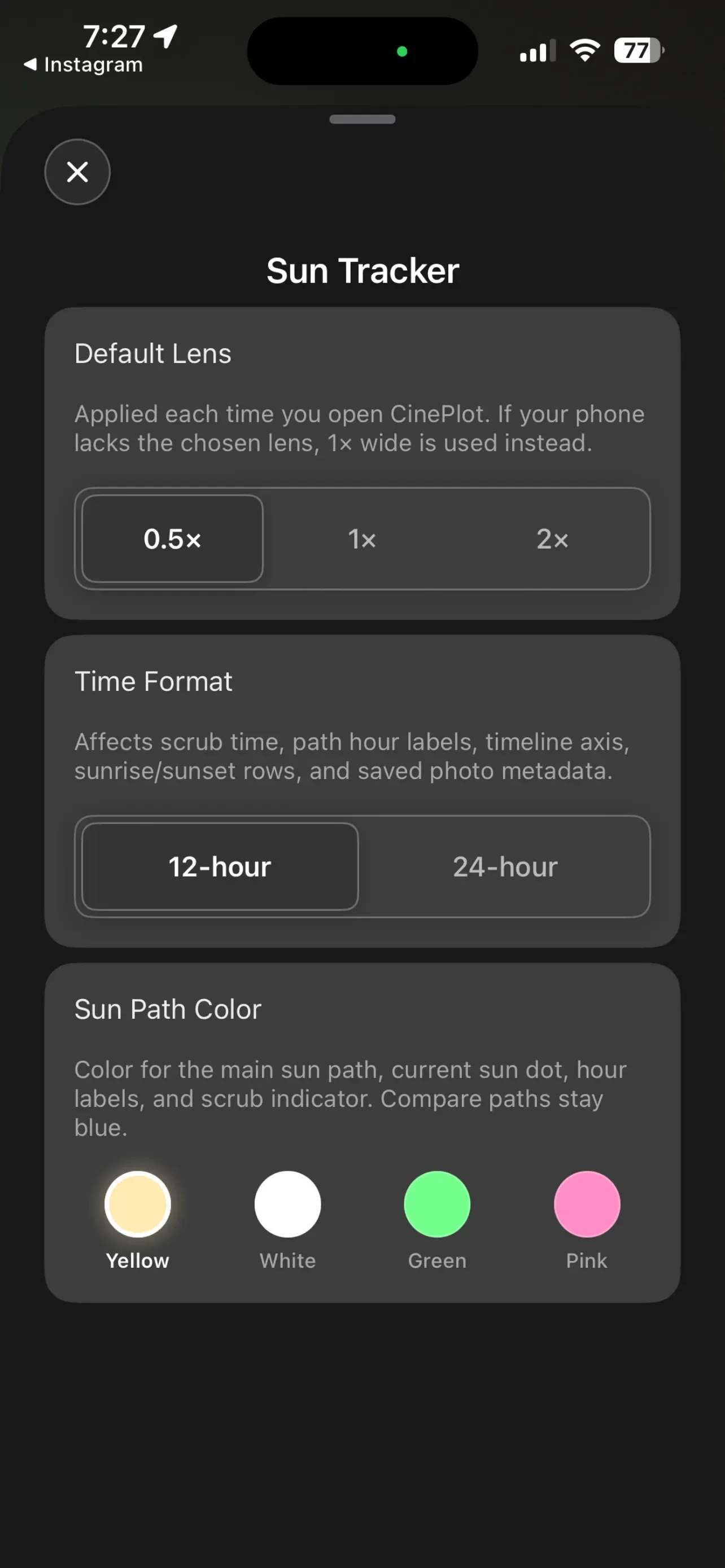 CineTemp app store screenshot 9 — Photo & Video (iOS)