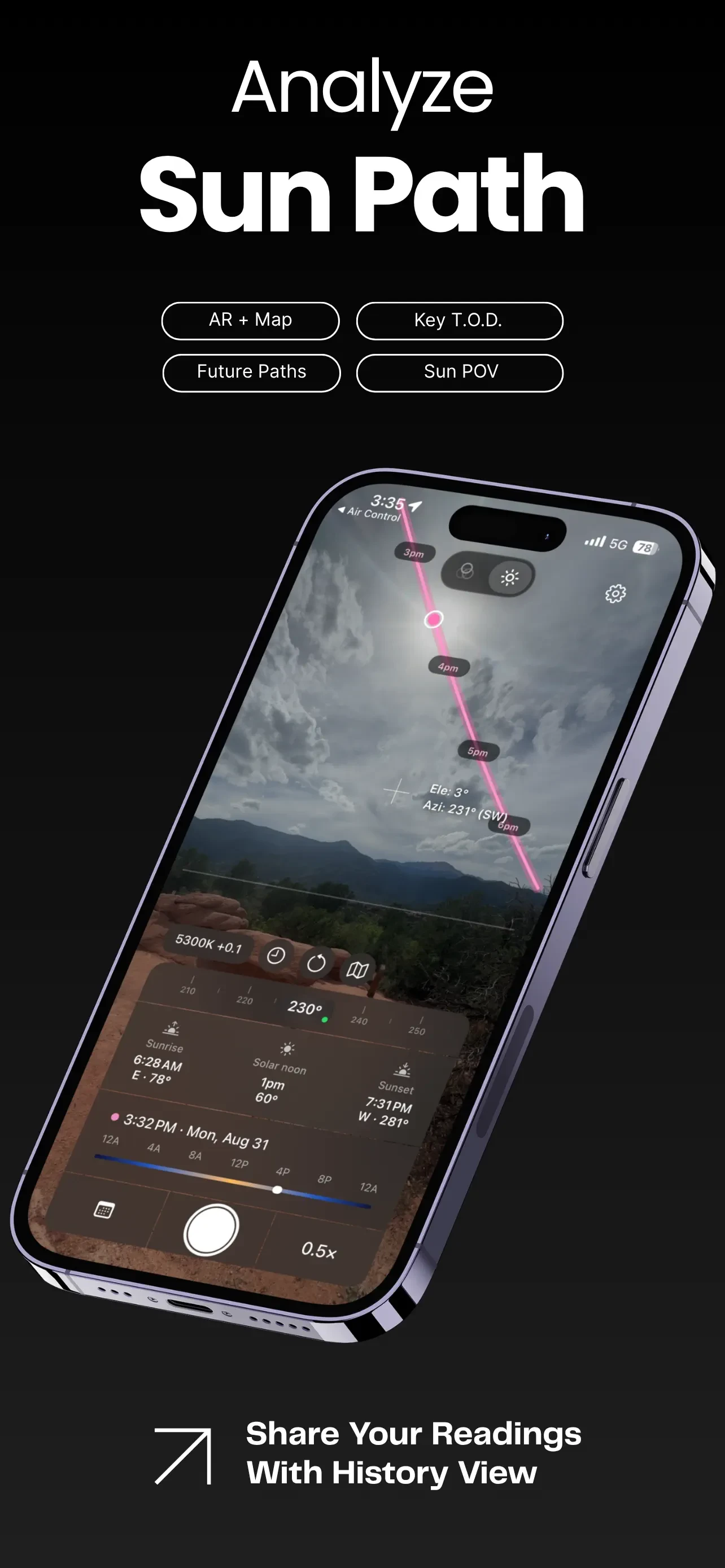 CineTemp app store screenshot 3 — Photo & Video (iOS)