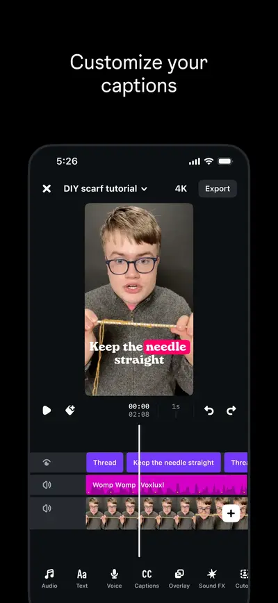 Edits: Video Editor app store screenshot 1 — Photo & Video (iOS)