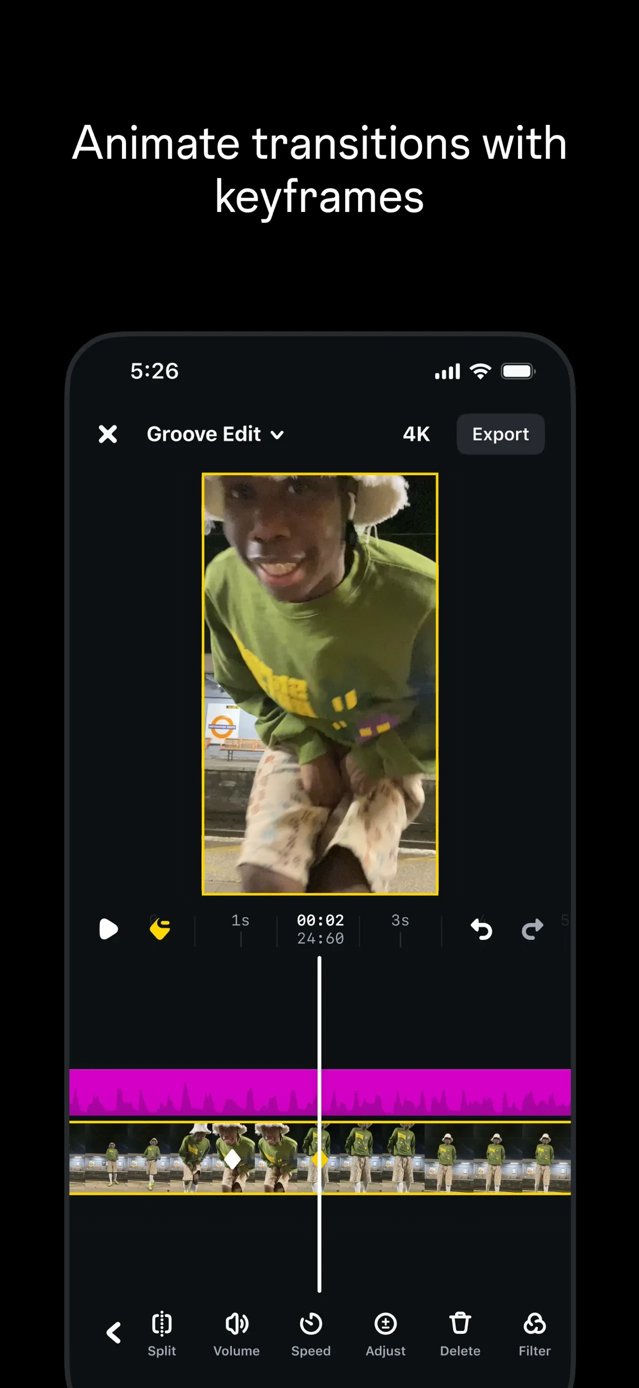Edits: Video Editor app store screenshot 3 — Photo & Video (iOS)