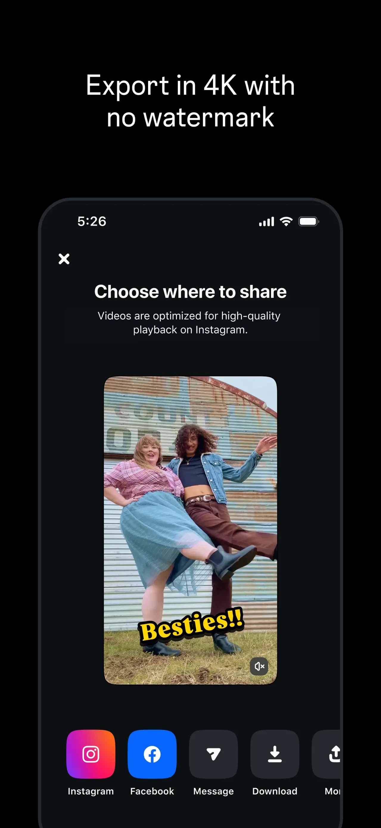 Edits: Video Editor app store screenshot 5 — Photo & Video (iOS)