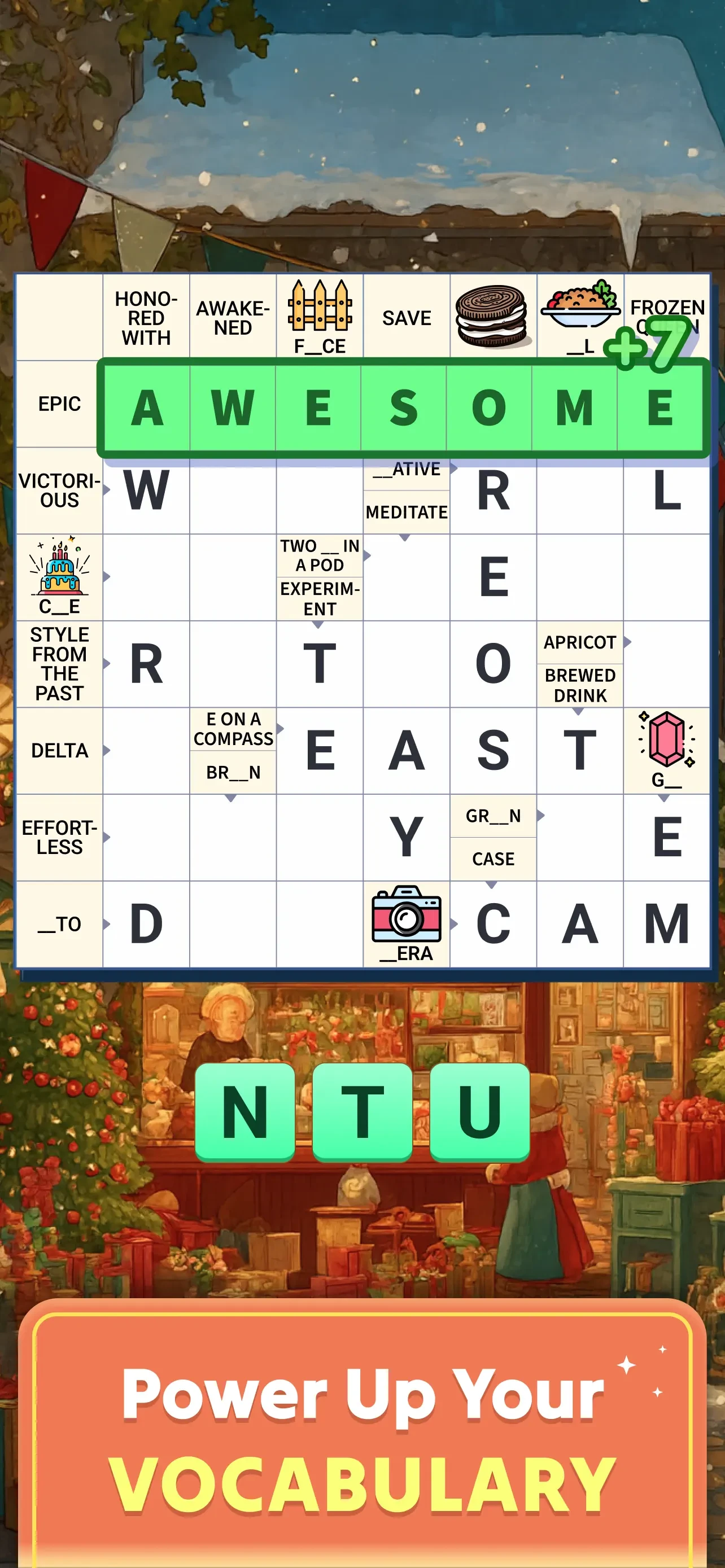 Crossword Go! app store screenshot 1 — Games (iOS)