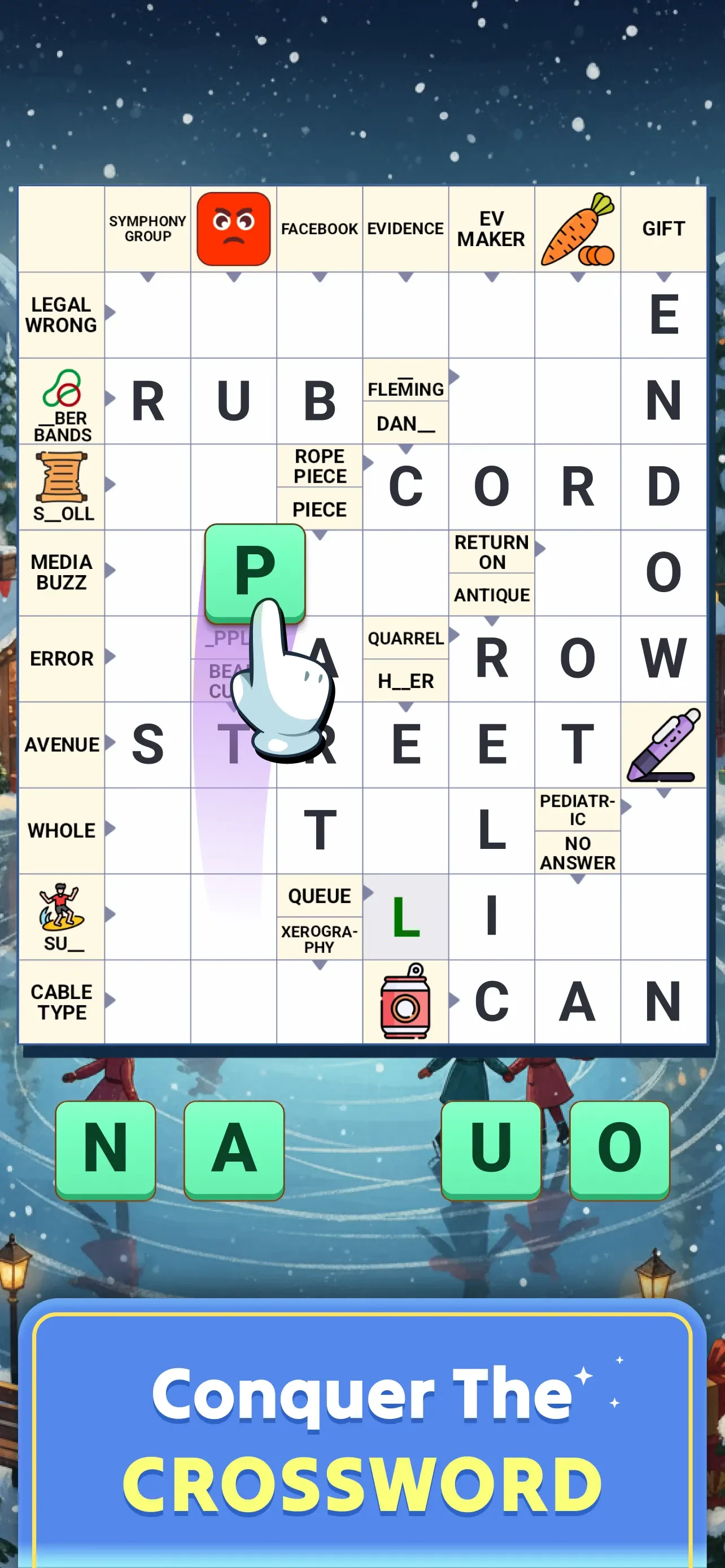 Crossword Go! app store screenshot 2 — Games (iOS)