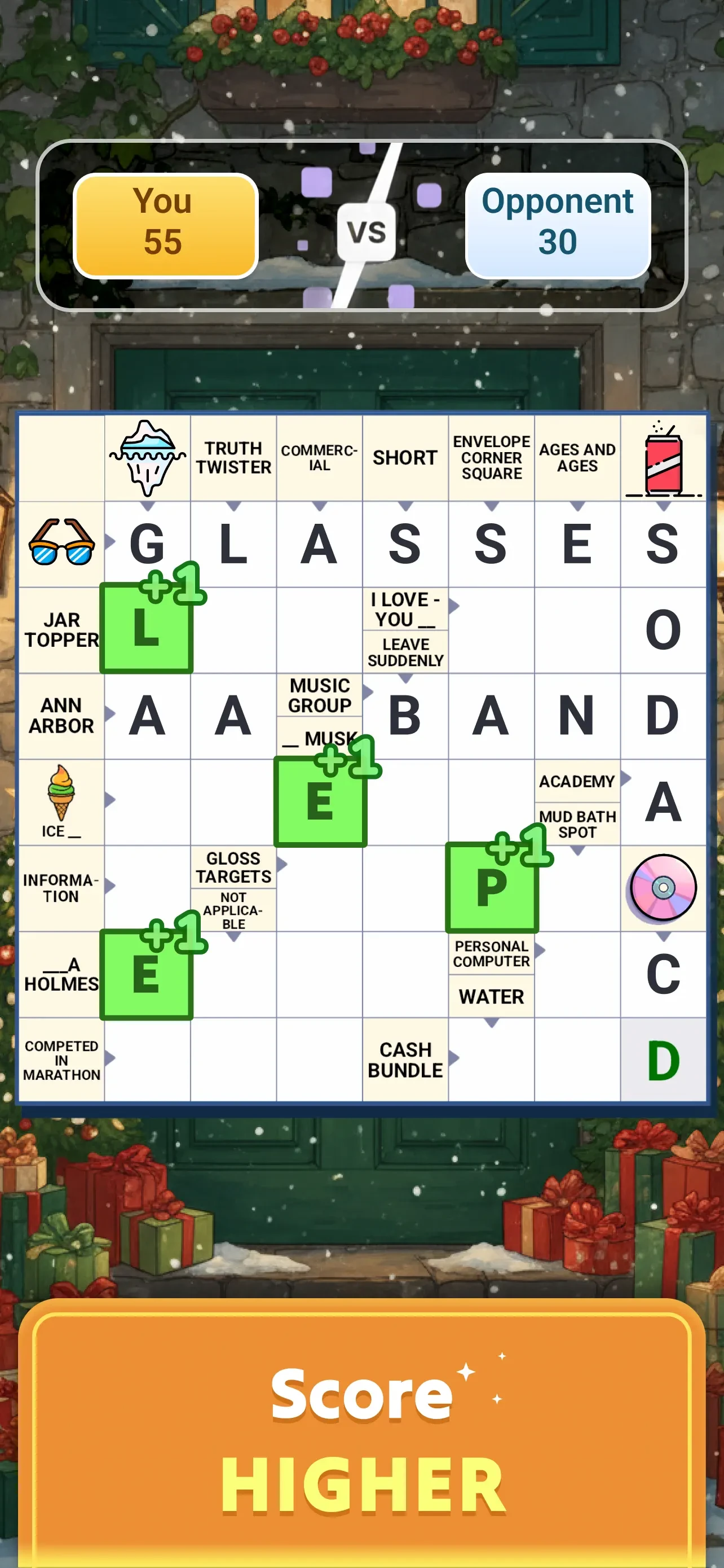Crossword Go! app store screenshot 4 — Games (iOS)