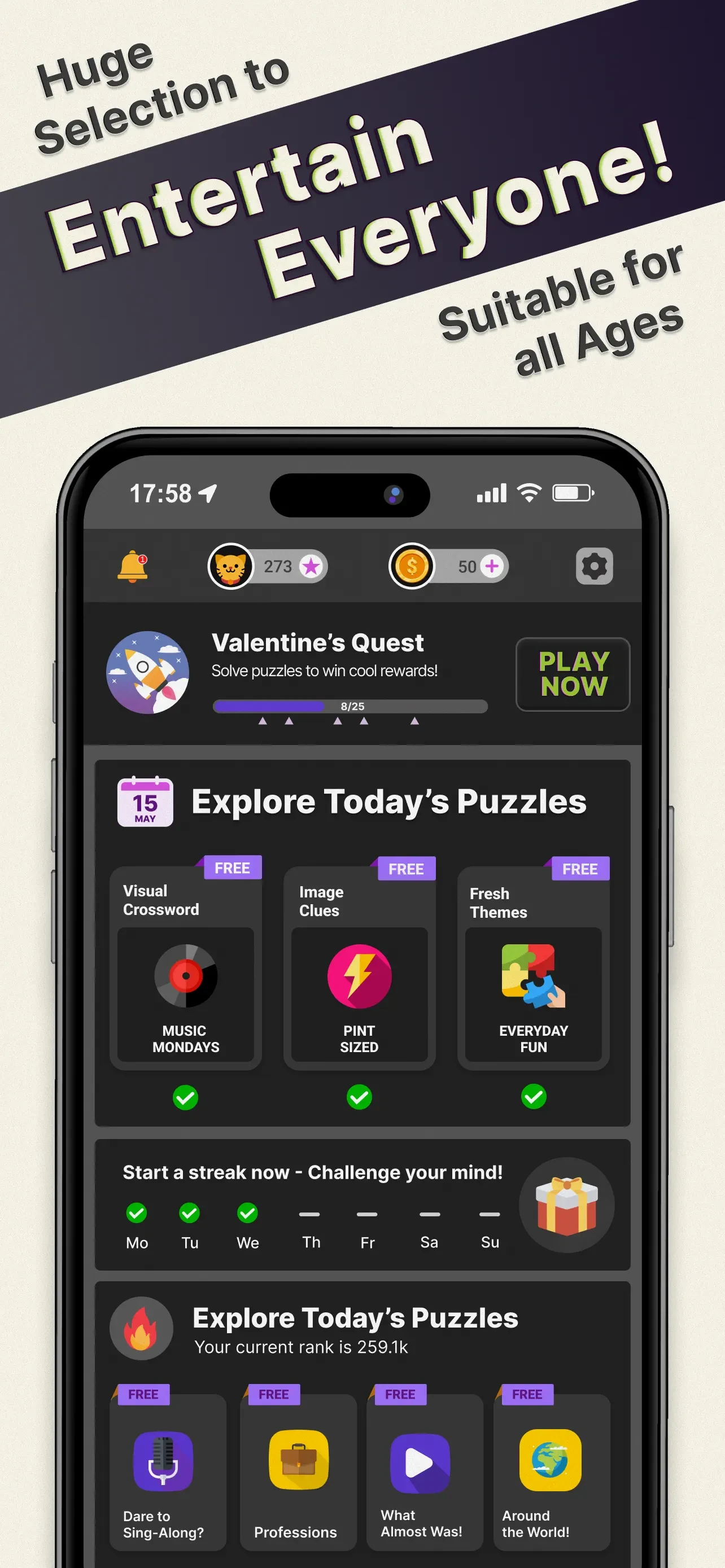 Crossword Go! app store screenshot 6 — Games (iOS)