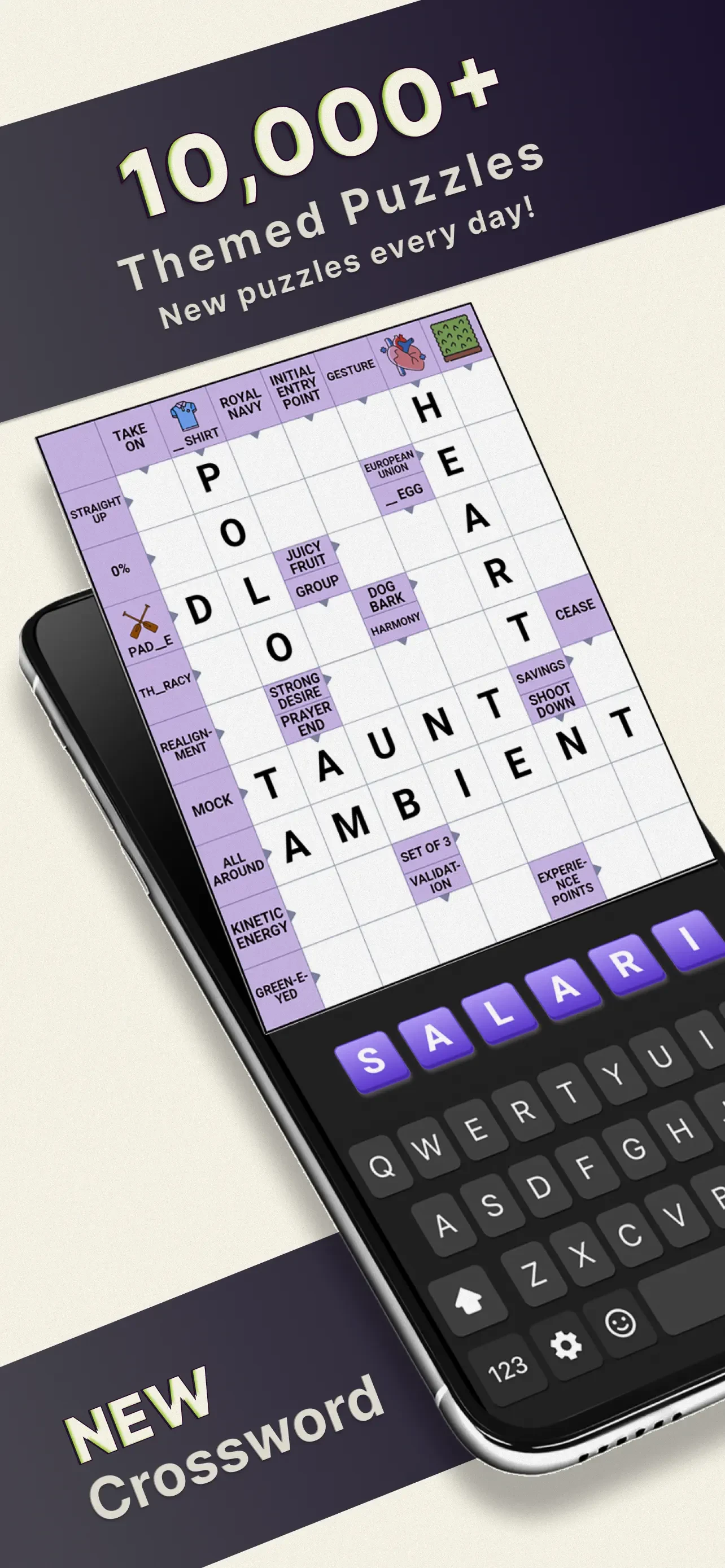 Crossword Go! app store screenshot 7 — Games (iOS)