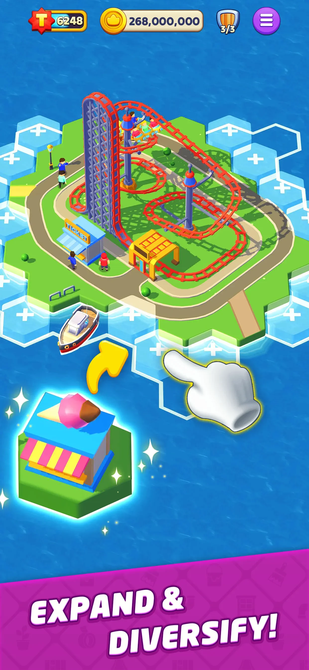 Top Tycoon: Coin Theme Empire app store screenshot 8 — Games (iOS)