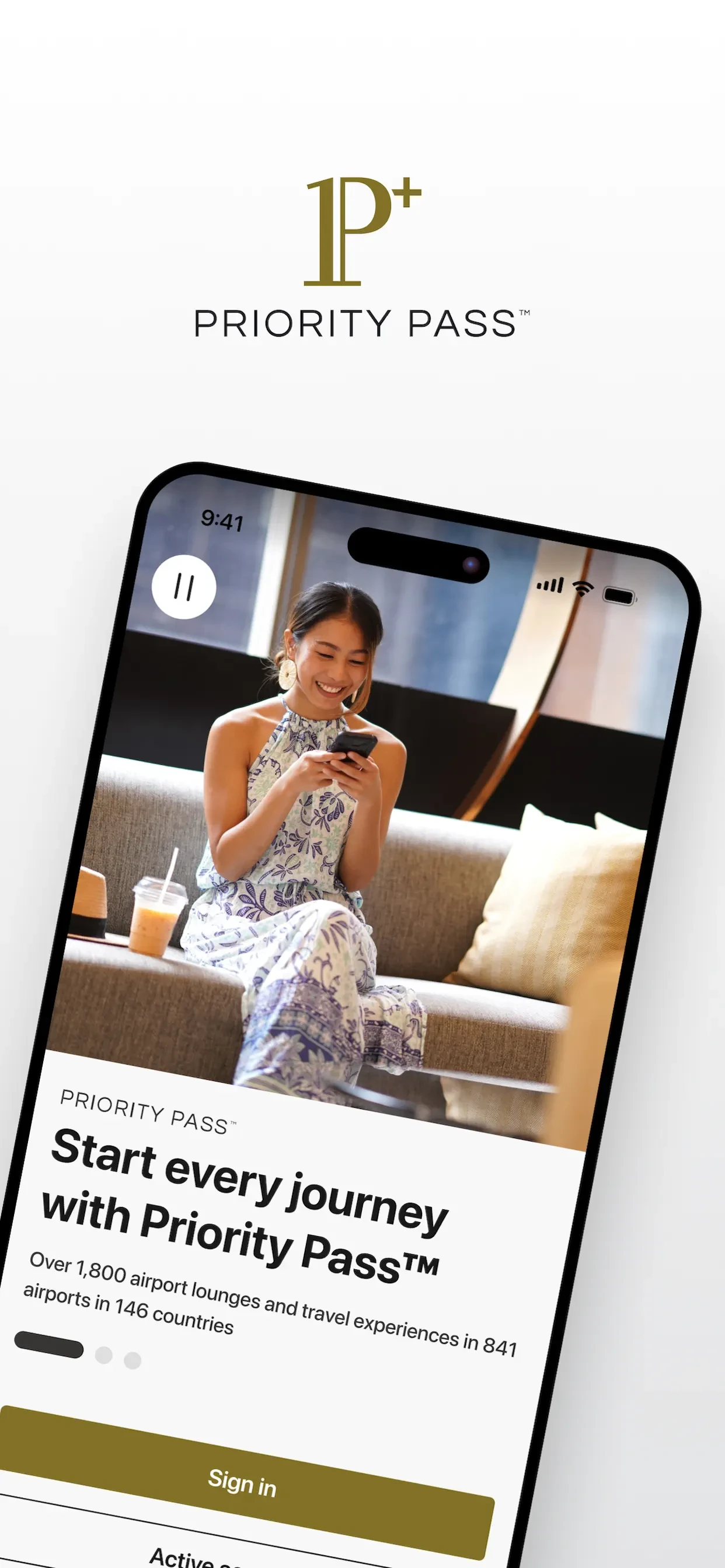 Priority Pass+ app store screenshot 1 — Unknown (iOS)