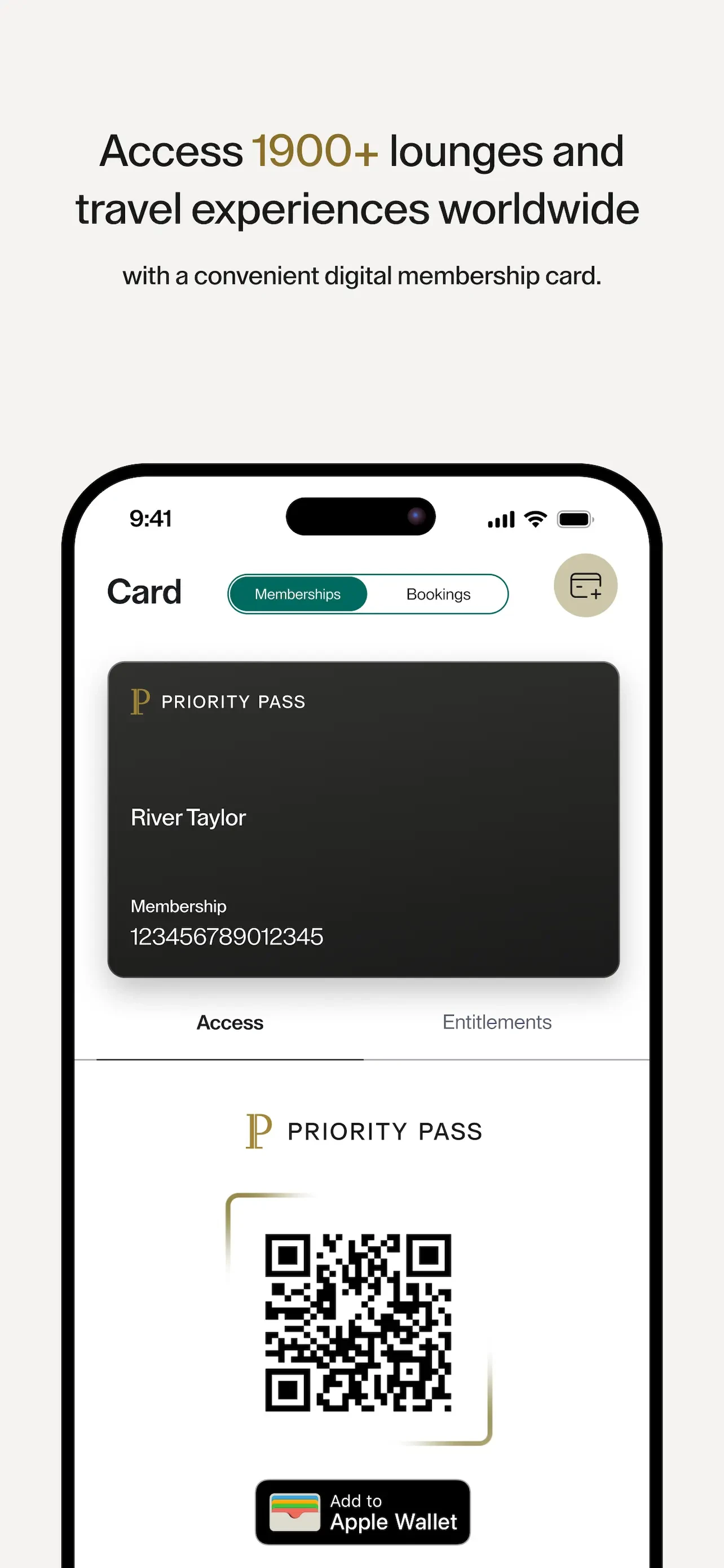 Priority Pass+ app store screenshot 4 — Unknown (iOS)