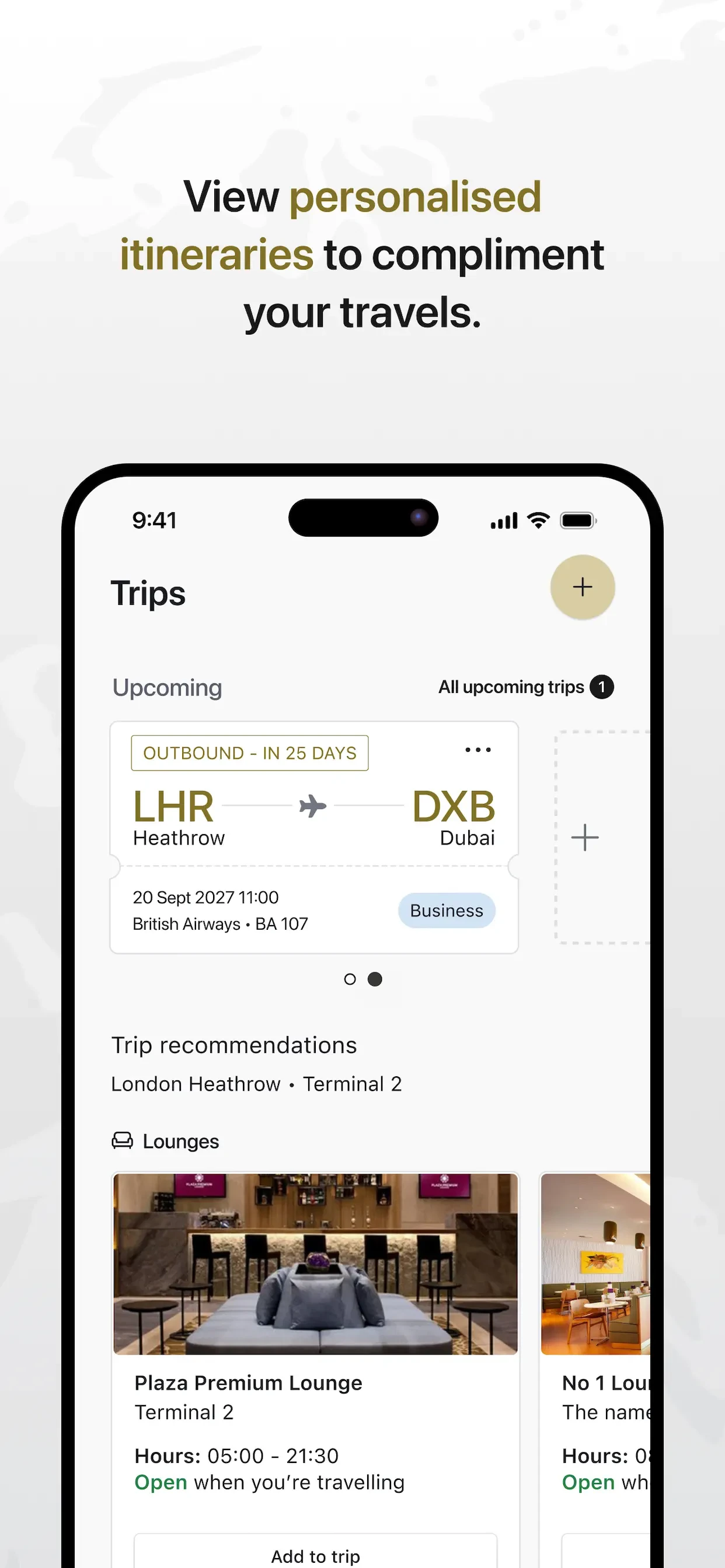 Priority Pass+ app store screenshot 5 — Unknown (iOS)