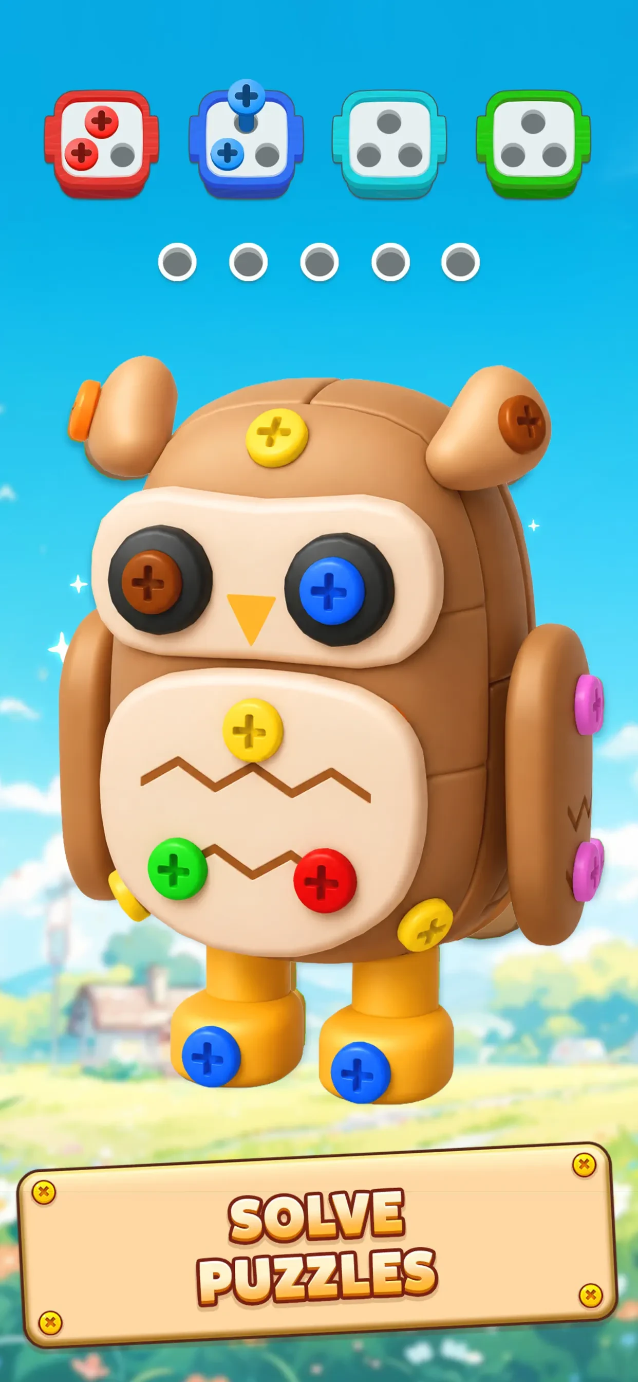 Screwdom app store screenshot 2 — Games (iOS)