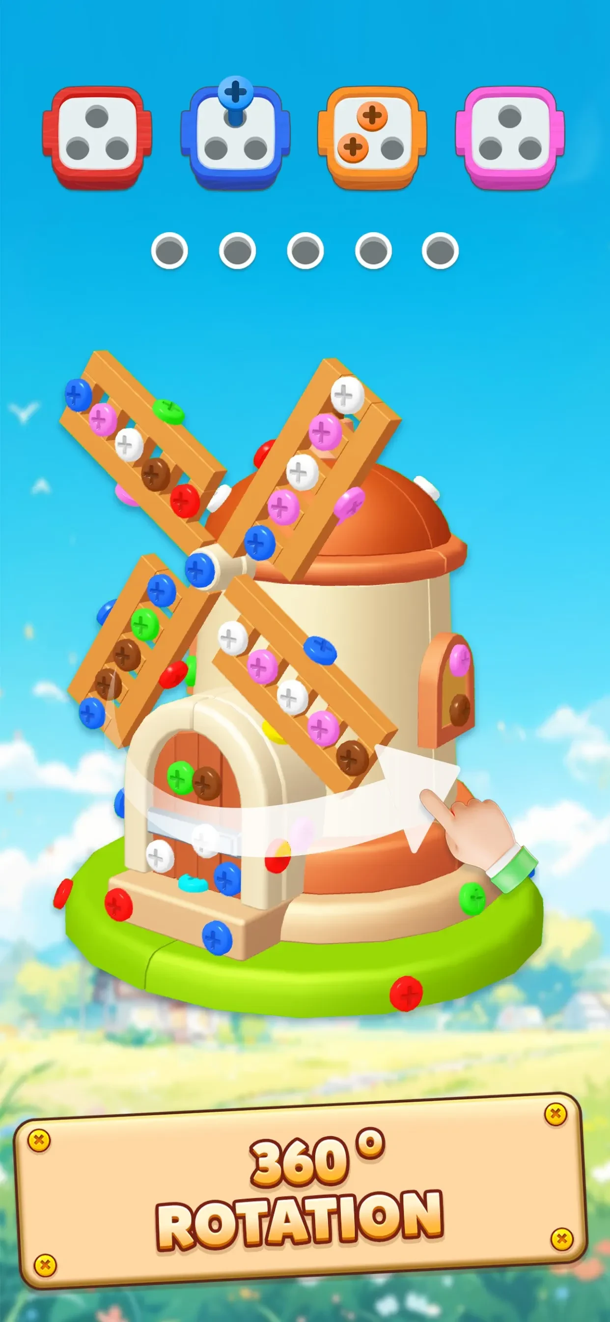 Screwdom app store screenshot 4 — Games (iOS)