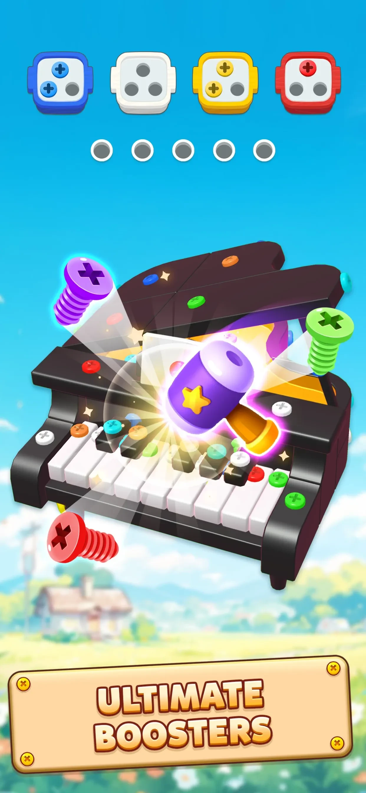 Screwdom app store screenshot 5 — Games (iOS)