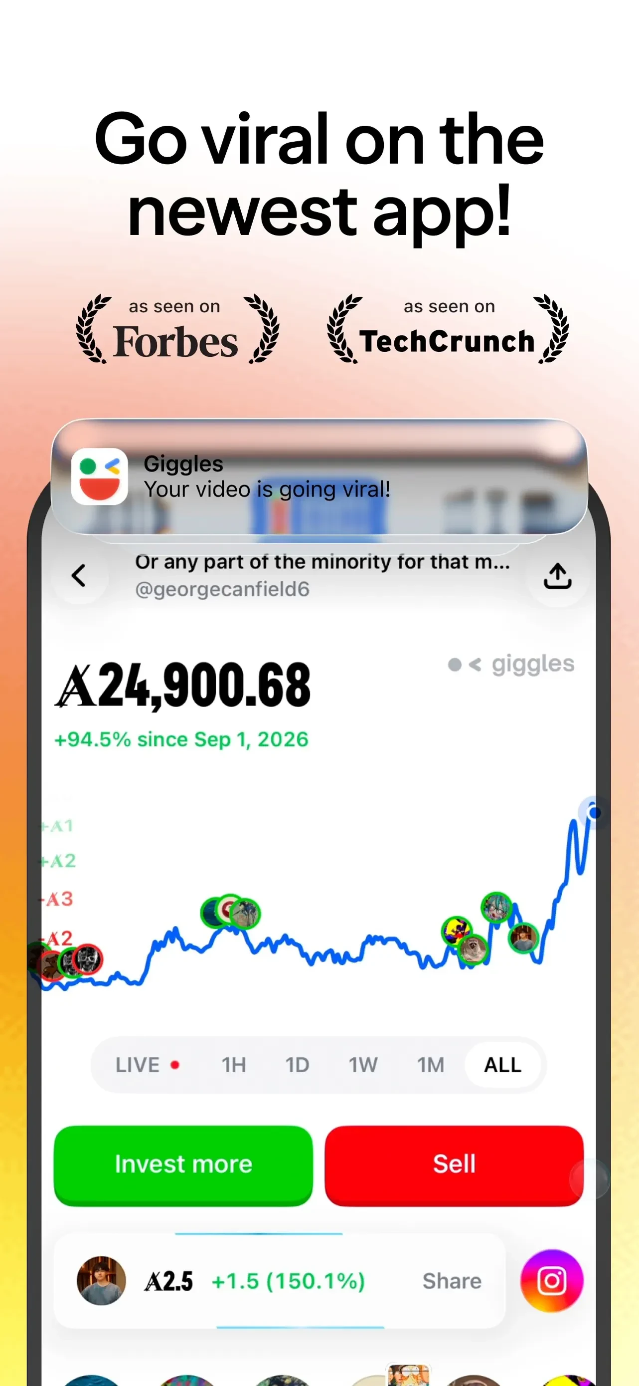 Giggles: Videos & Trends app store screenshot 3 — Unknown (iOS)