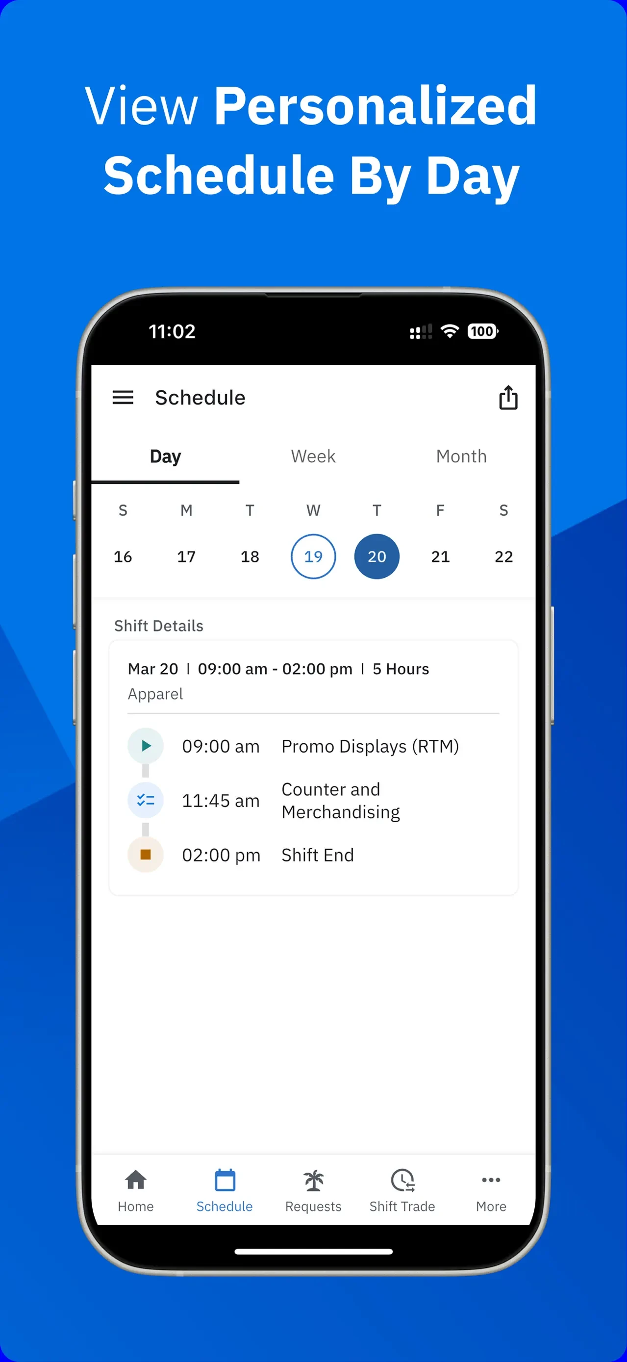 Workcloud Shift app store screenshot 3 — Unknown (iOS)