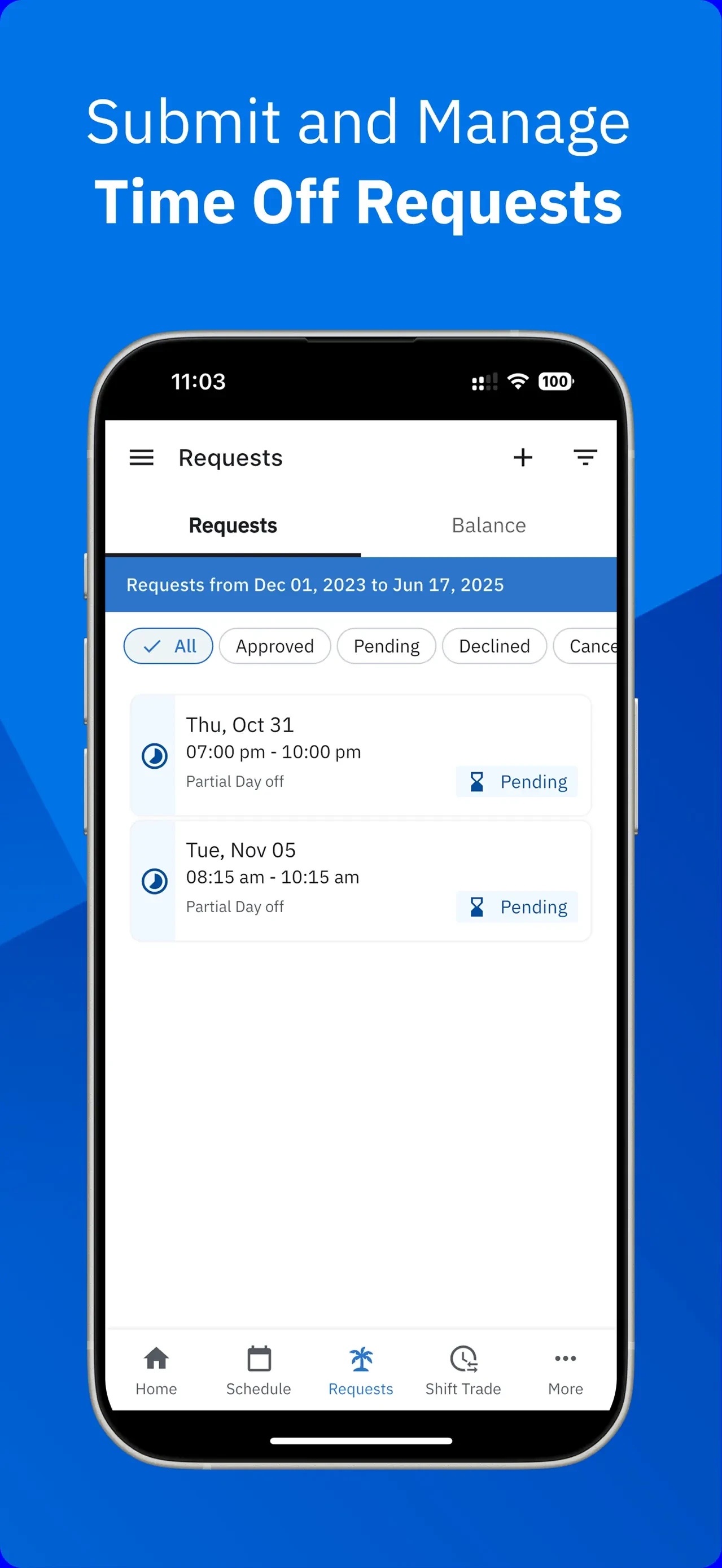 Workcloud Shift app store screenshot 4 — Unknown (iOS)