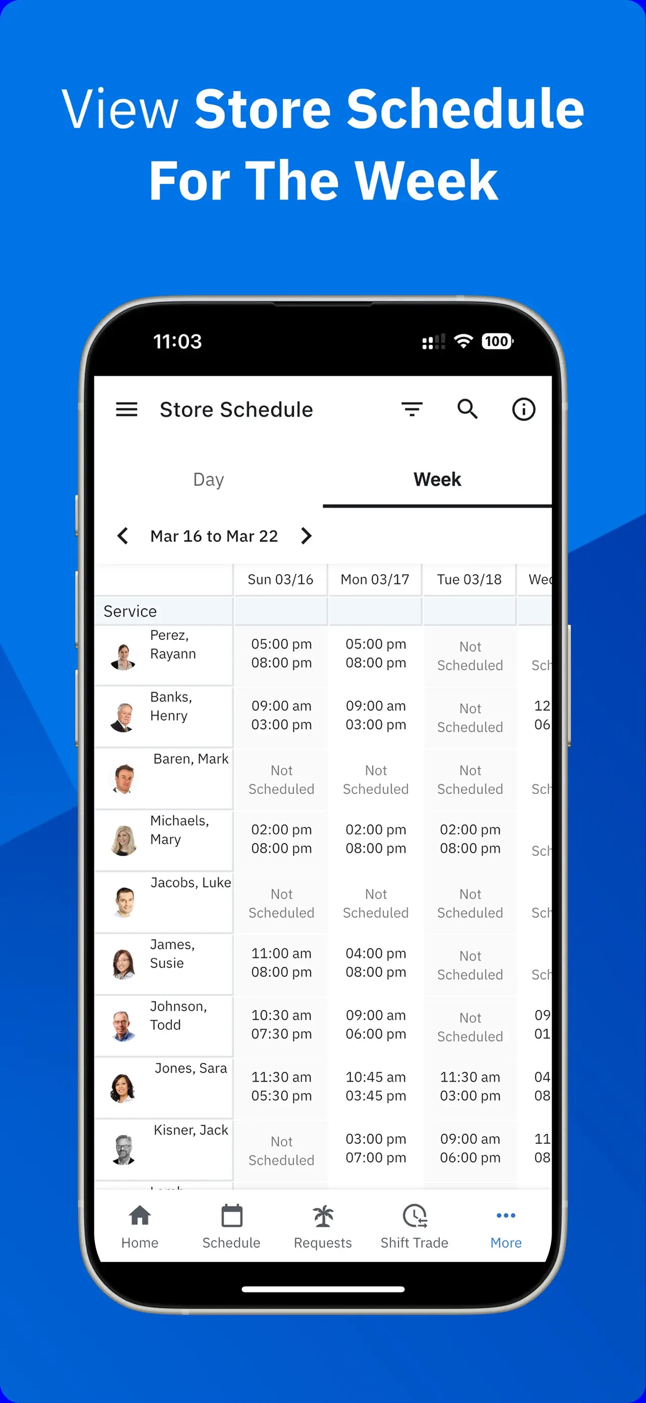 Workcloud Shift app store screenshot 7 — Unknown (iOS)