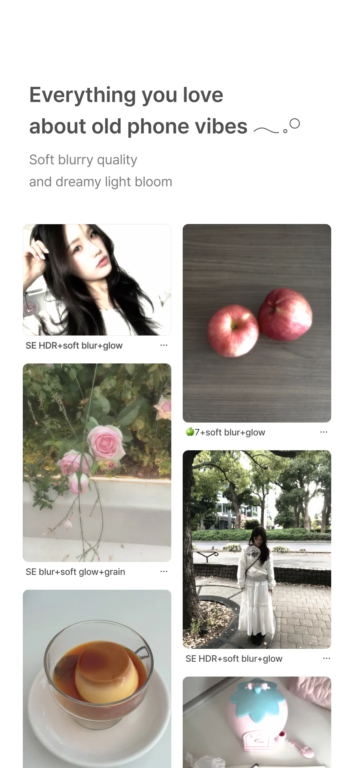 BerryFilm - Korean Style Cam app store screenshot 2 — Photo & Video (iOS)