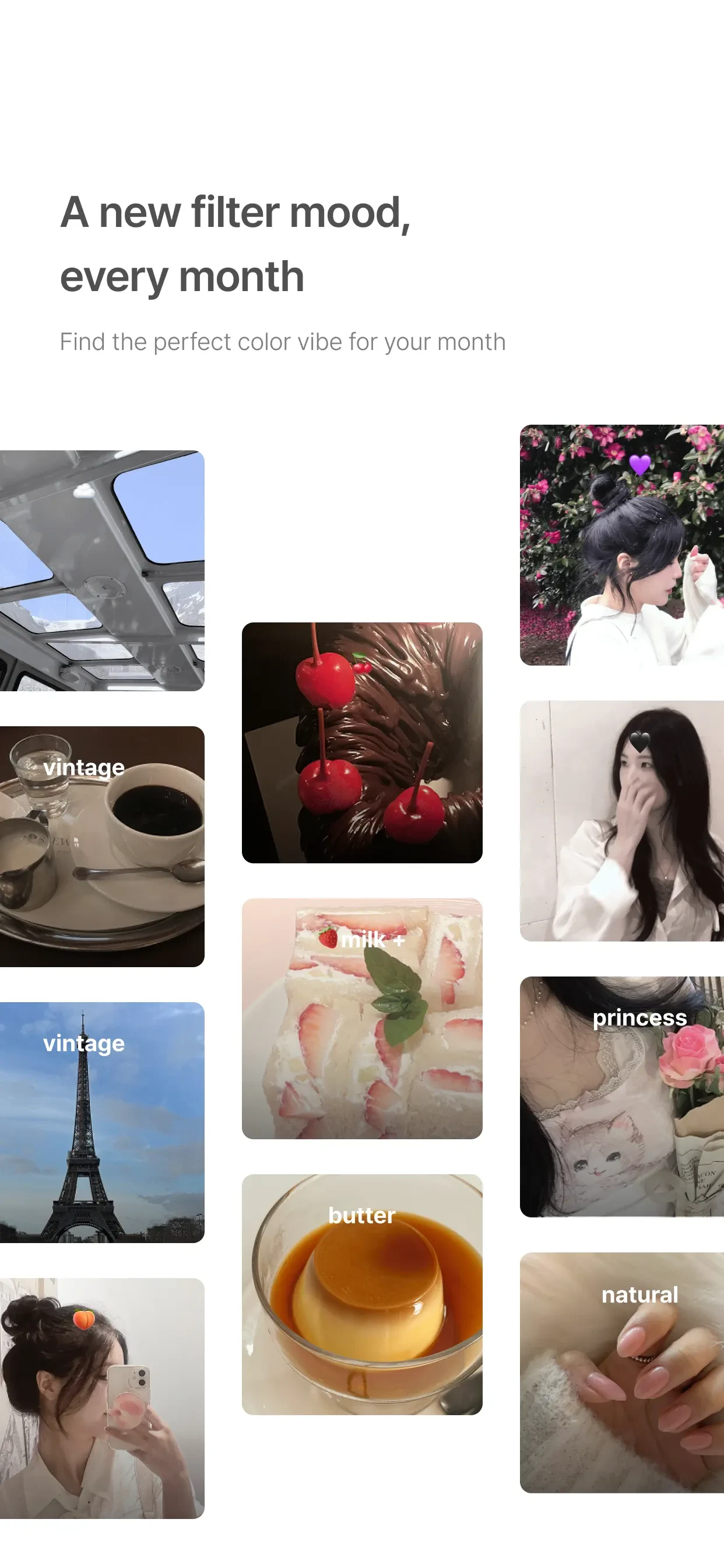 BerryFilm - Korean Style Cam app store screenshot 7 — Photo & Video (iOS)