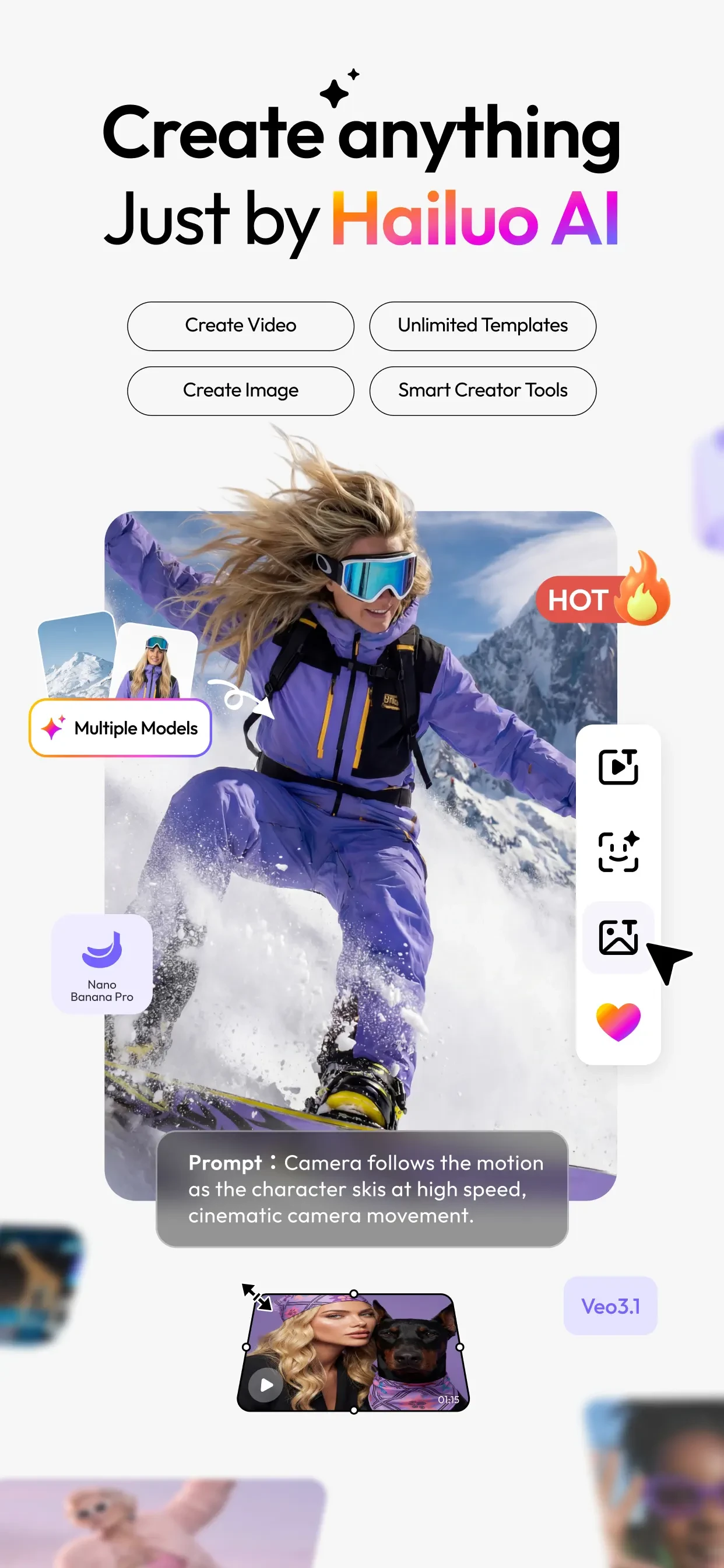 Hailuo Al: Image&Video Maker app store screenshot 1 — Photo & Video (iOS)