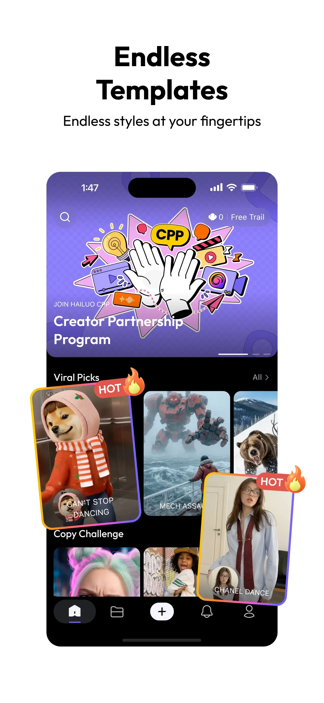 Hailuo Al: Image&Video Maker app store screenshot 3 — Photo & Video (iOS)