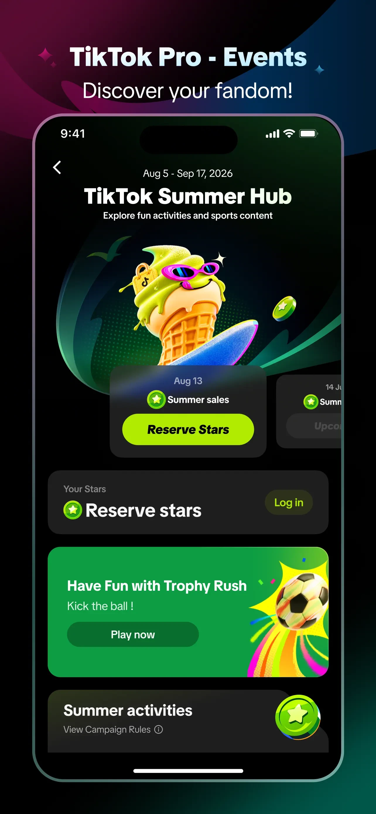 TikTok Pro - Events app store screenshot 2 — Unknown (iOS)