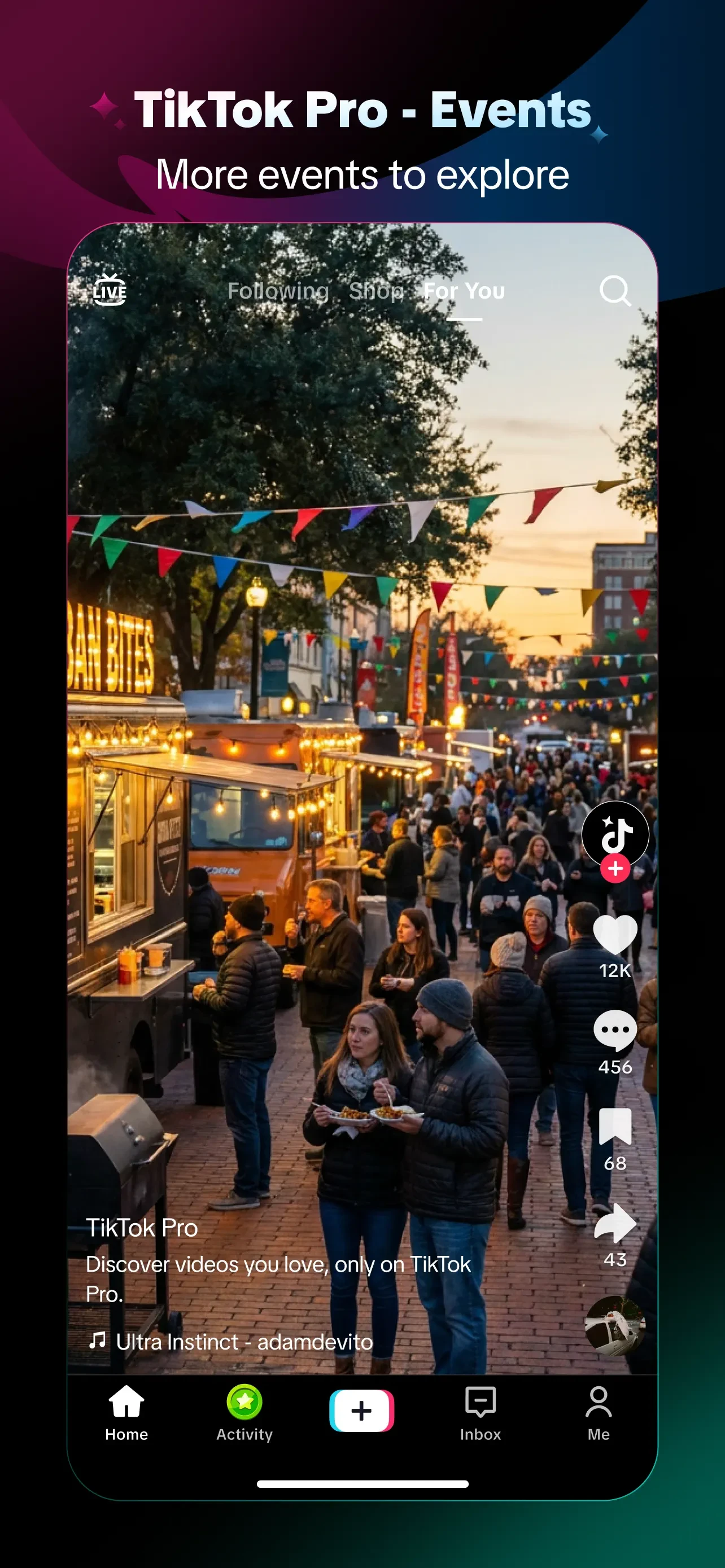 TikTok Pro - Events app store screenshot 5 — Unknown (iOS)