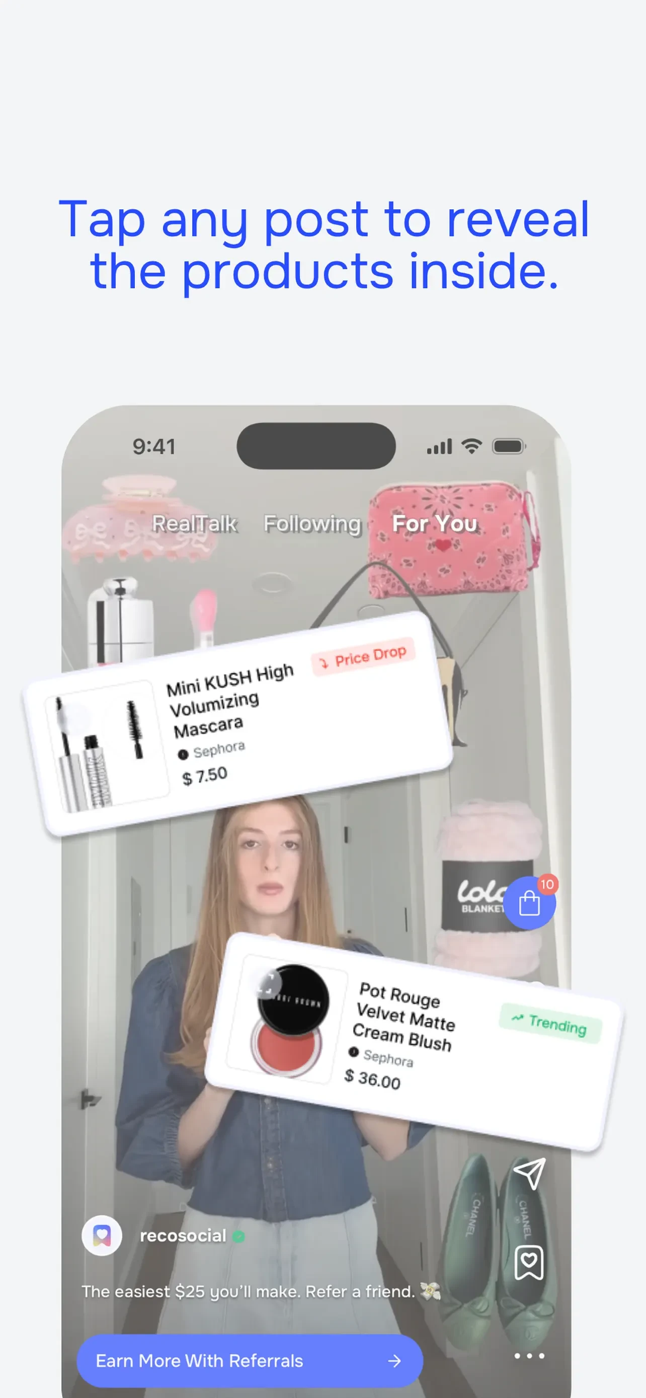 Reco Social app store screenshot 3 — Unknown (iOS)