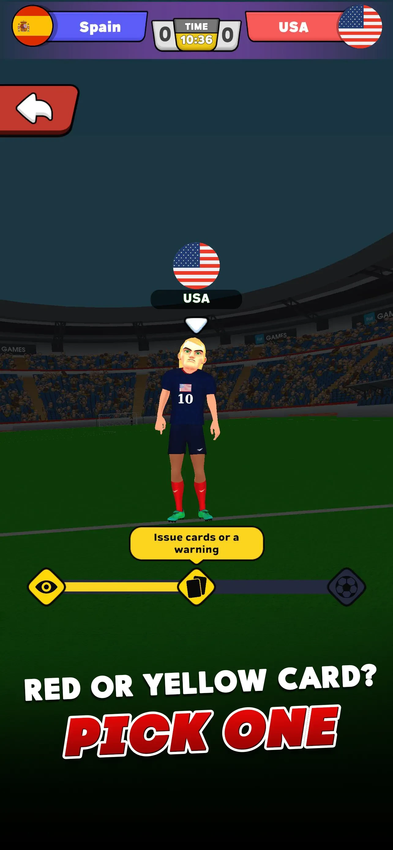 Soccer Referee Simulator 2026 app store screenshot 1 — Games (iOS)