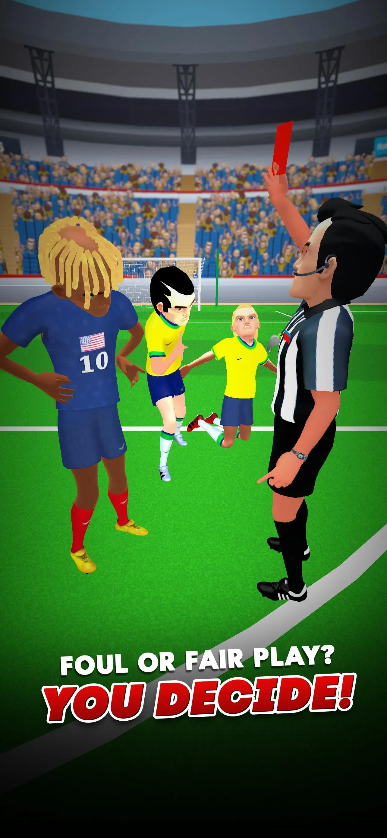 Soccer Referee Simulator 2026 app store screenshot 2 — Games (iOS)
