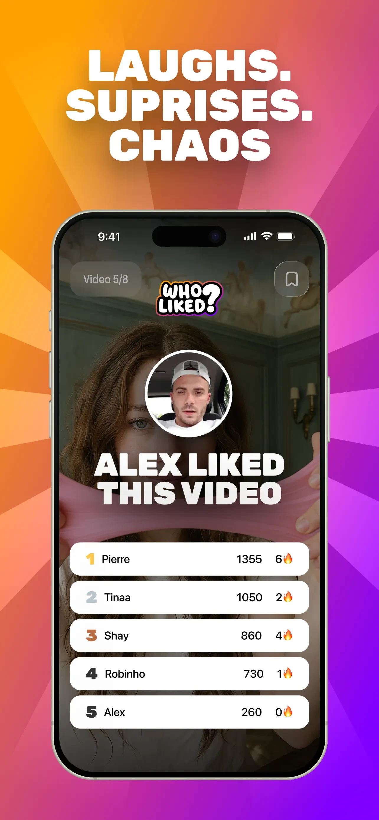 WhoLiked? - Guess Who Reposted app store screenshot 4 — Games (iOS)