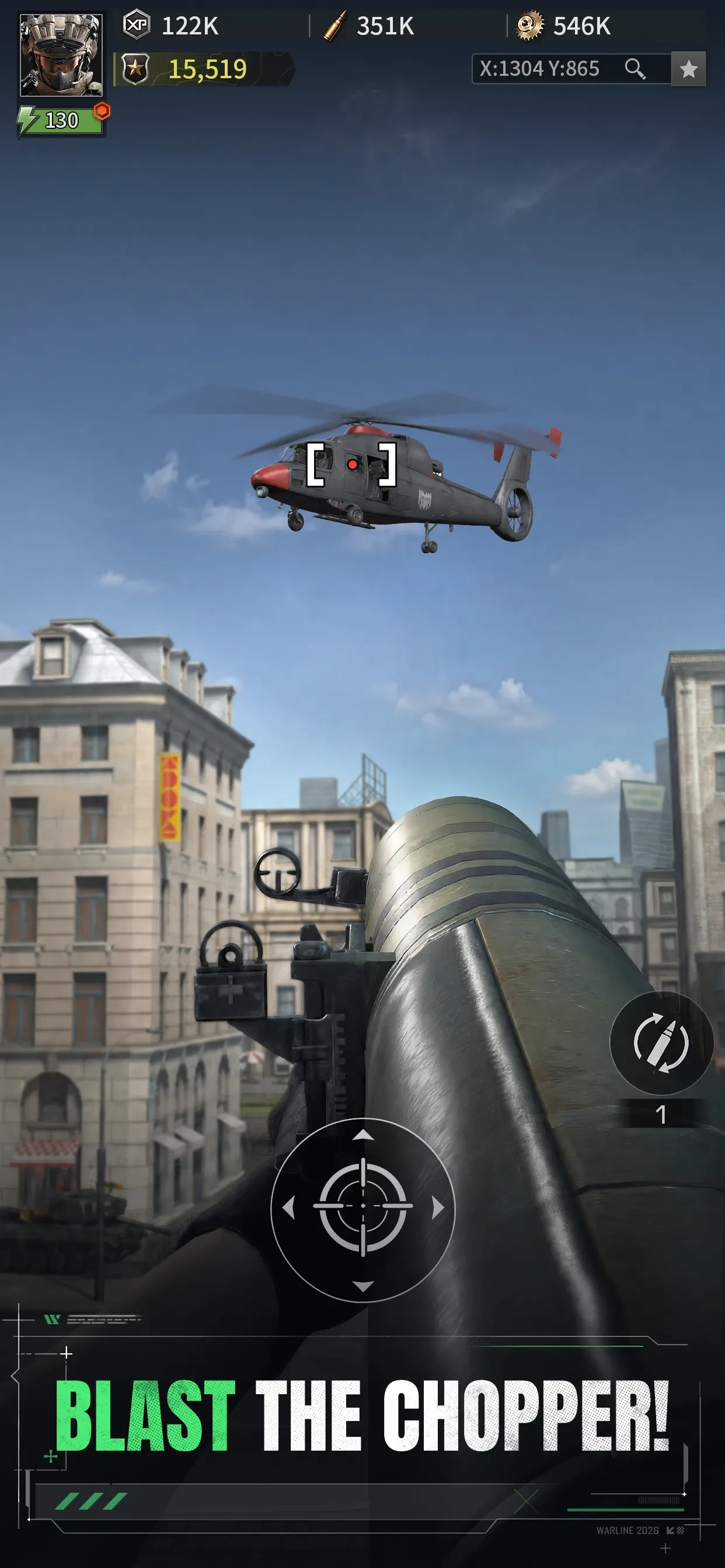 Warline: Sniper Strike app store screenshot 2 — Games (iOS)