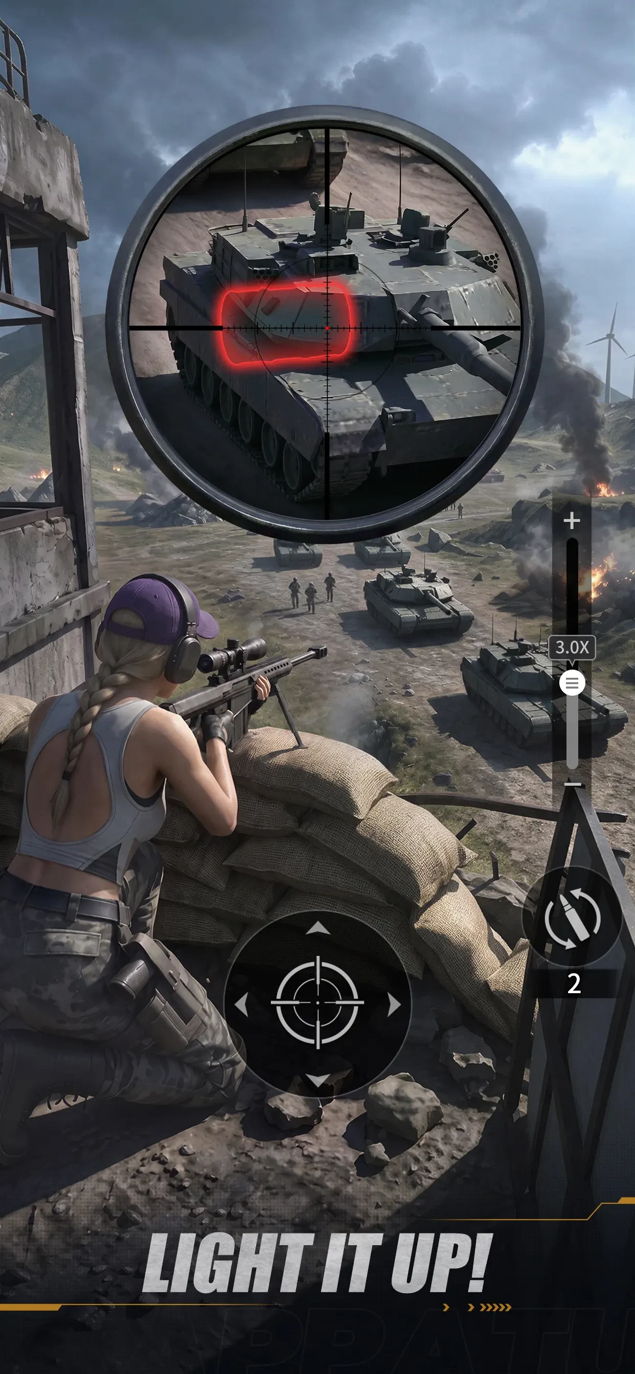 Warline: Sniper Strike app store screenshot 6 — Games (iOS)