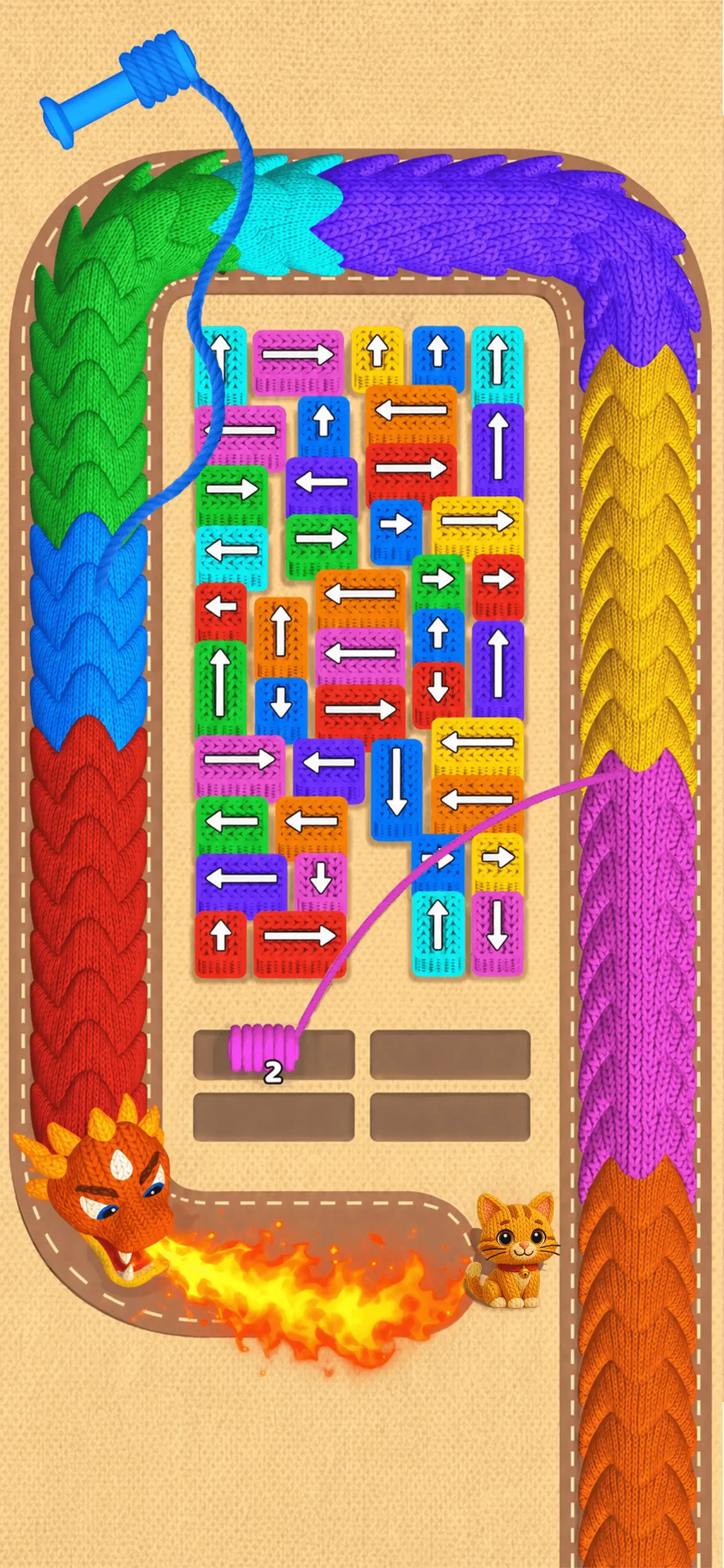 Wool Crush™-Escape Traffic Jam app store screenshot 1 — Games (iOS)