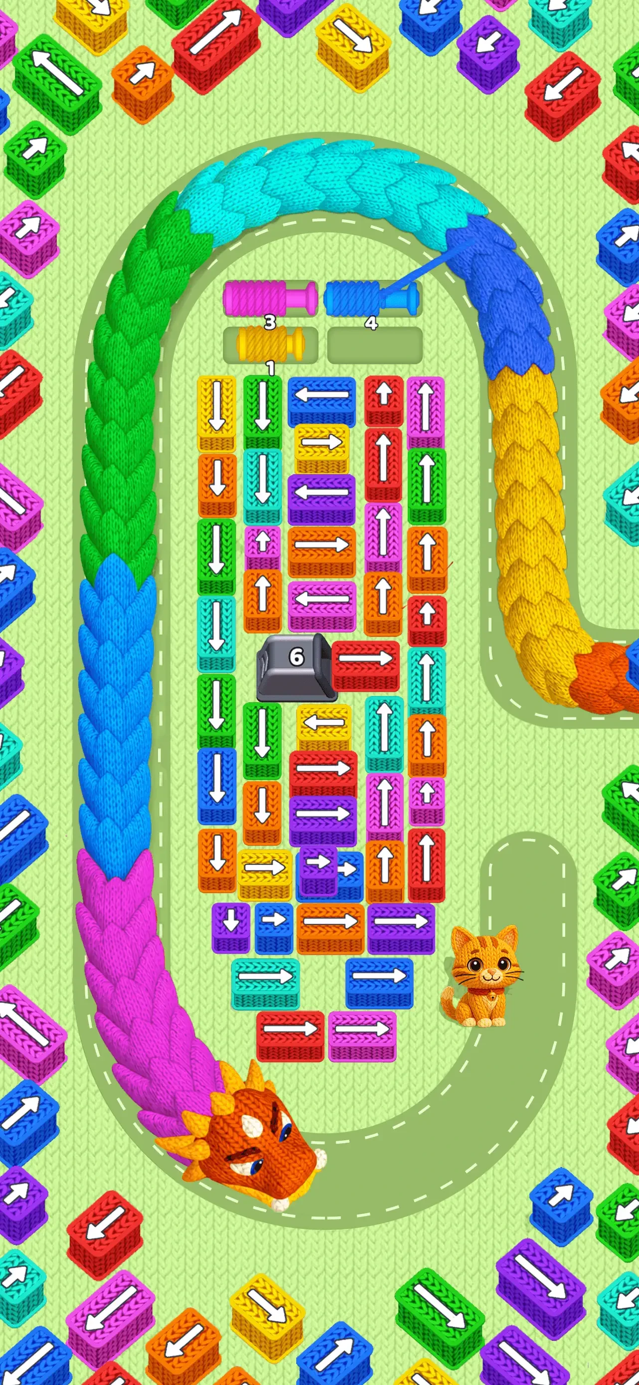 Wool Crush™-Escape Traffic Jam app store screenshot 3 — Games (iOS)