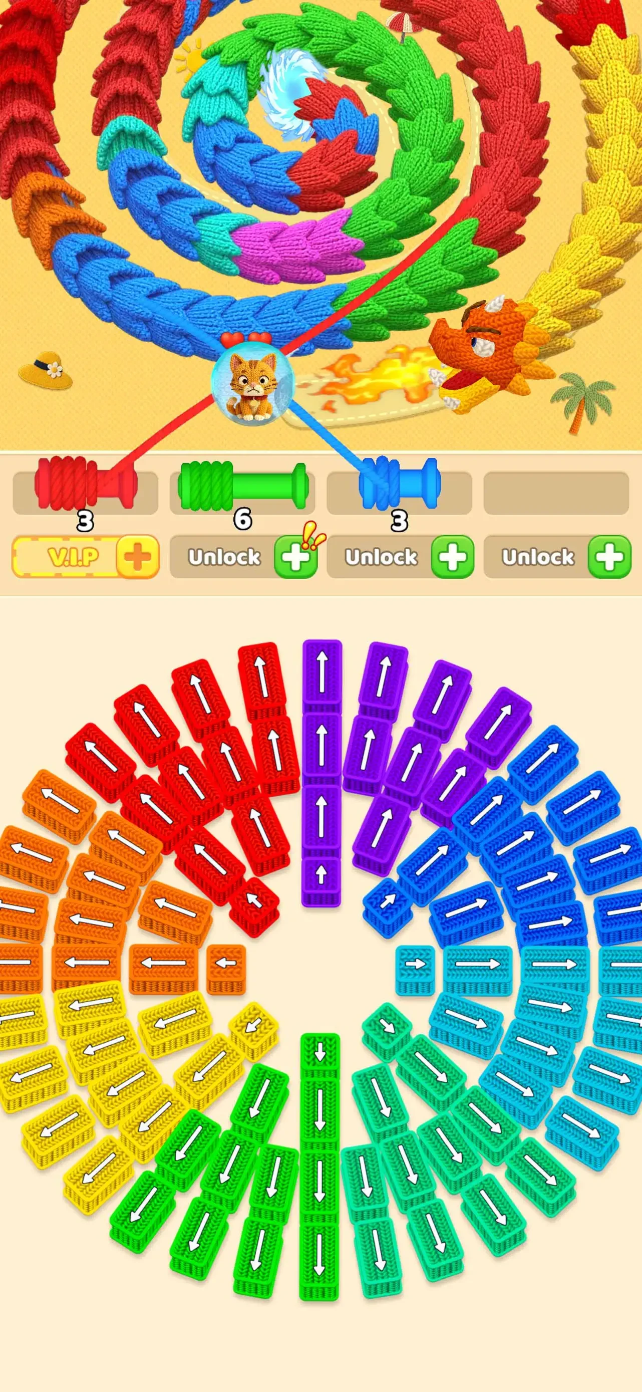 Wool Crush™-Escape Traffic Jam app store screenshot 6 — Games (iOS)