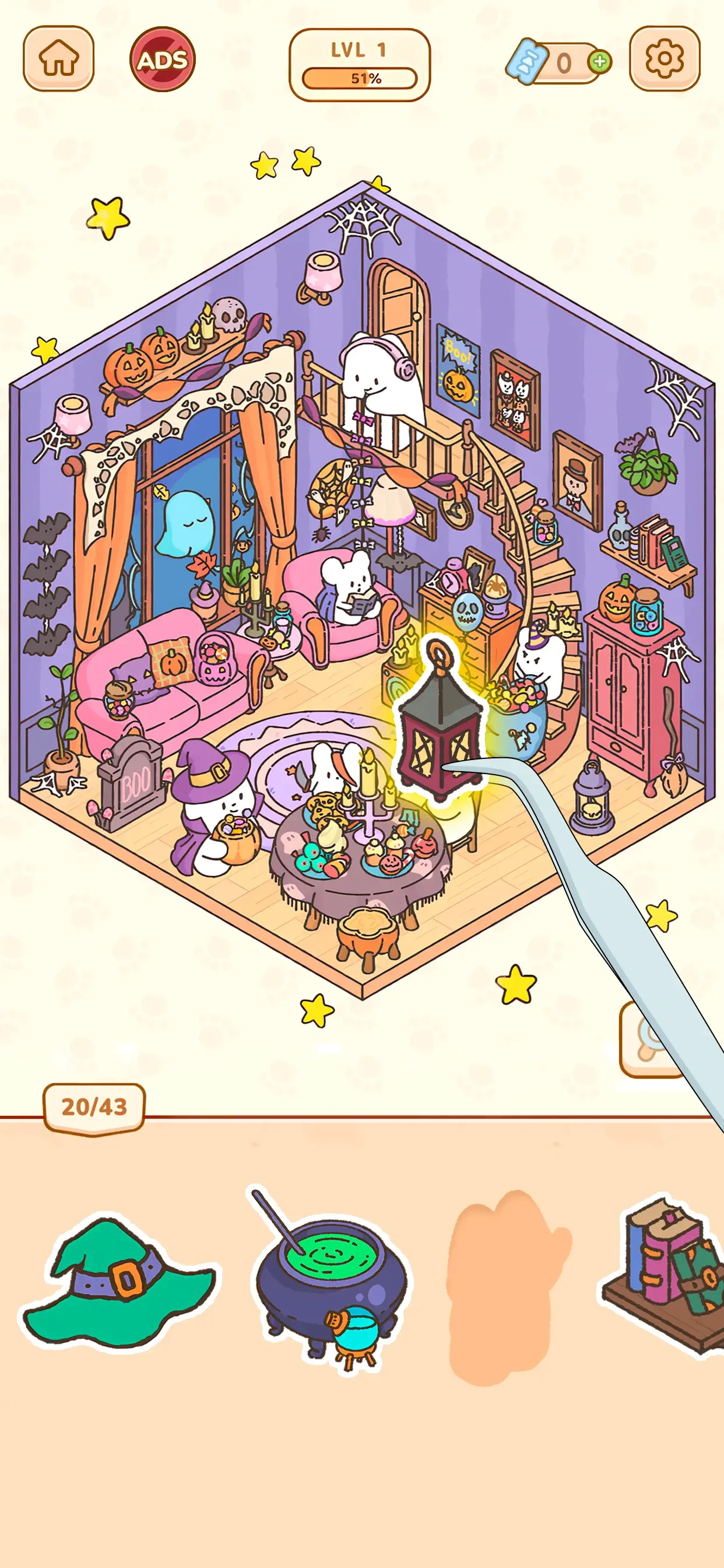 My Sticker Room - Decor Game app store screenshot 3 — Games (iOS)
