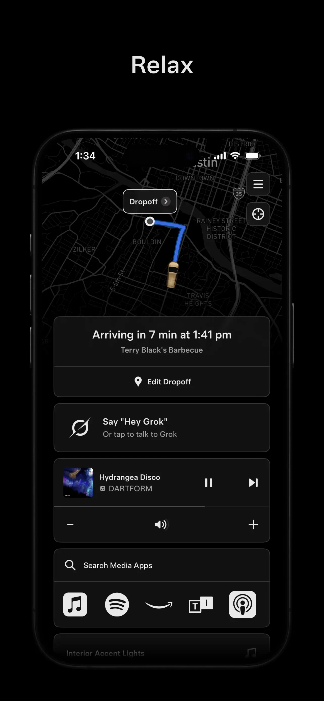 Tesla Robotaxi app store screenshot 4 — Unknown (iOS)