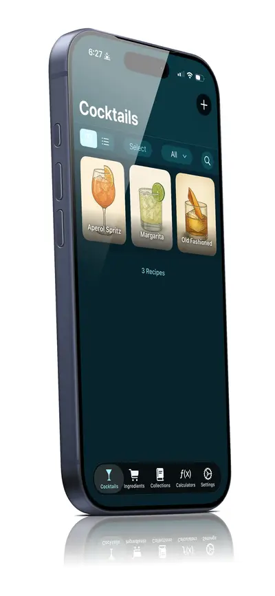 Bevnap: Cocktail Recipes app store screenshot 1 — Food & Drink (iOS)
