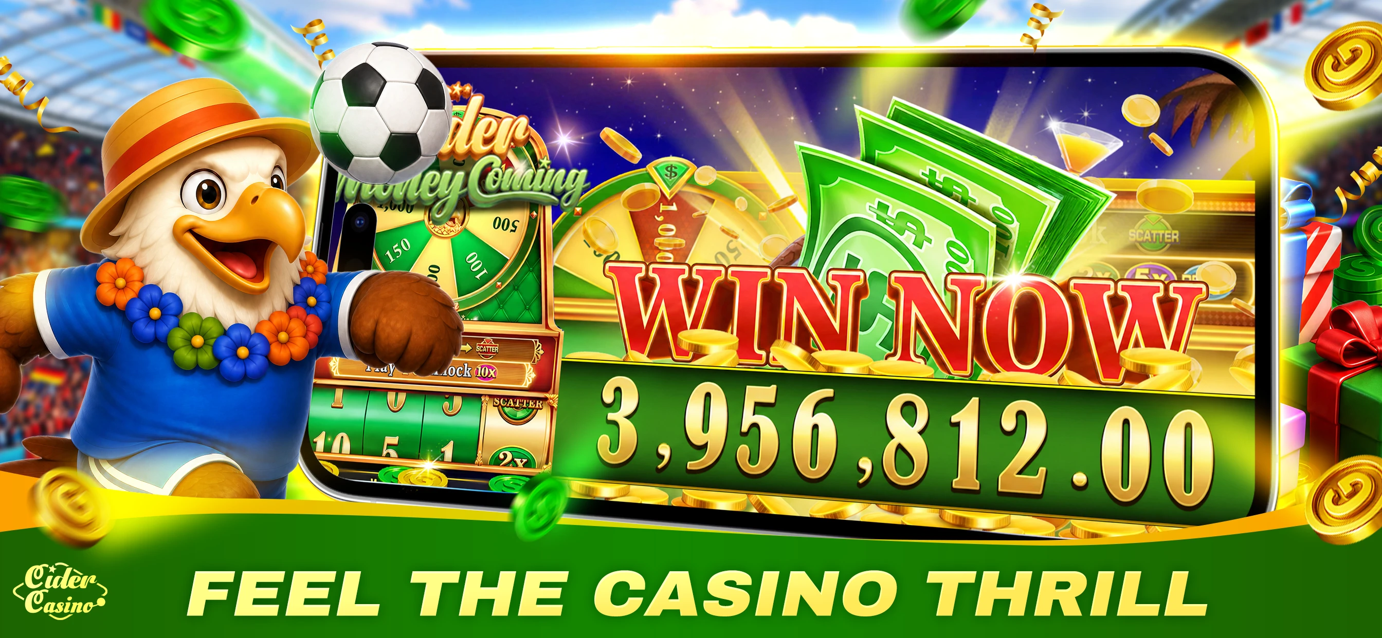 Cider Casino - Real Money app store screenshot 1 — Games (iOS)