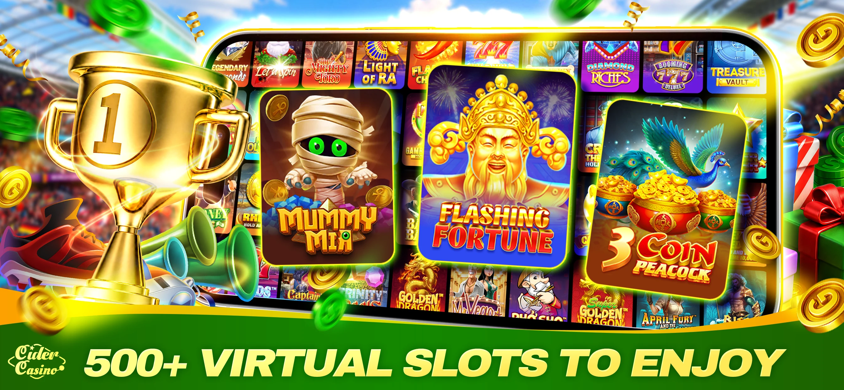 Cider Casino - Real Money app store screenshot 2 — Games (iOS)