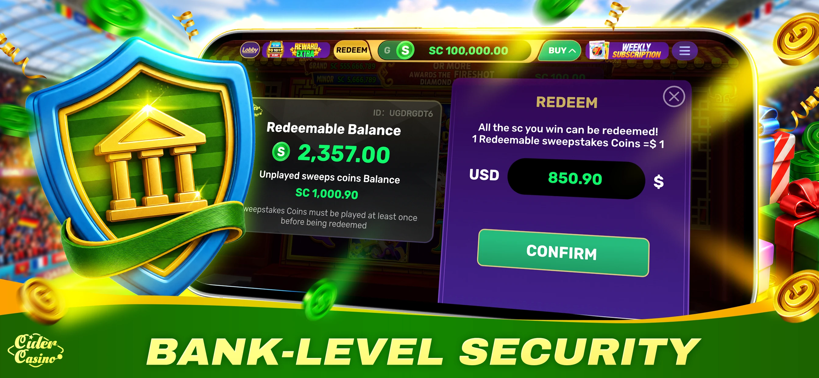 Cider Casino - Real Money app store screenshot 4 — Games (iOS)