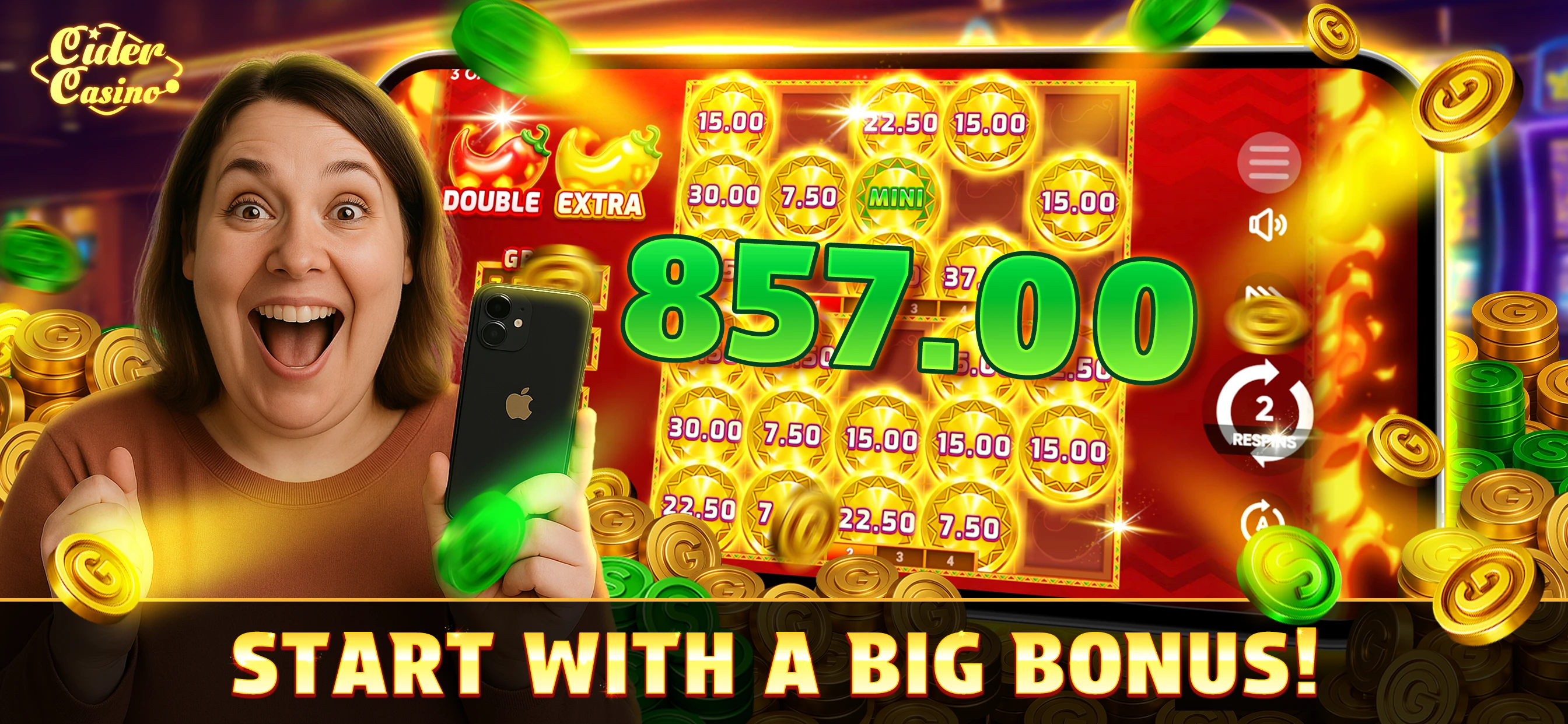 Cider Casino - Real Money app store screenshot 4 — Games (iOS)