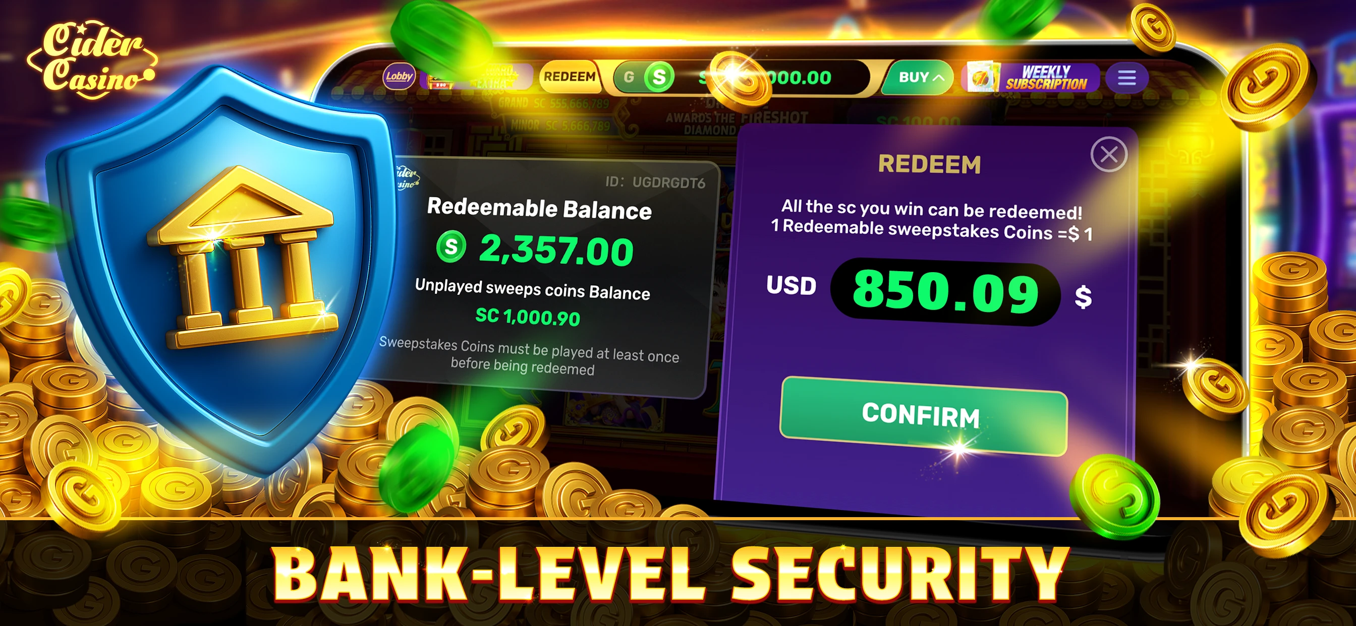 Cider Casino - Real Money app store screenshot 5 — Games (iOS)