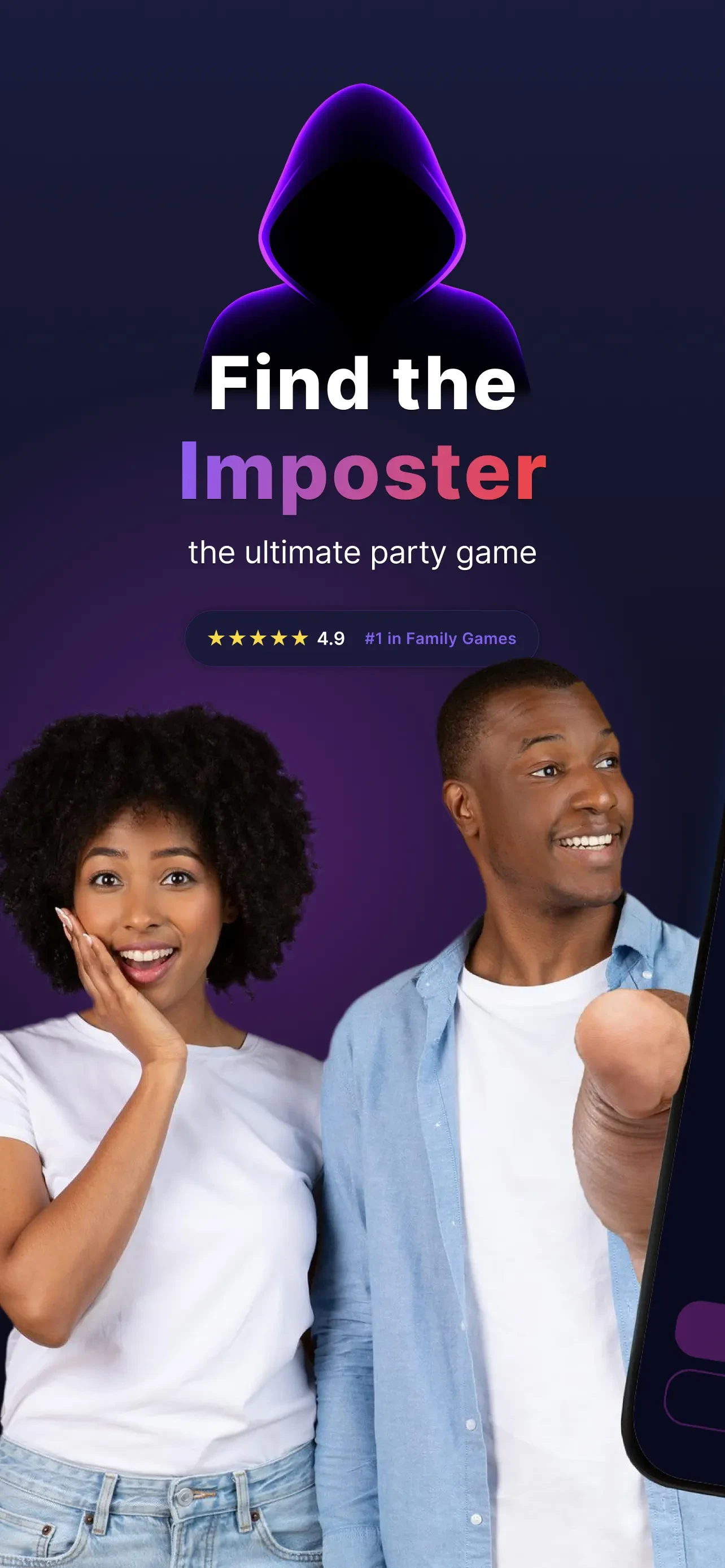 Imposter Game - Party Edition app store screenshot 1 — Games (iOS)