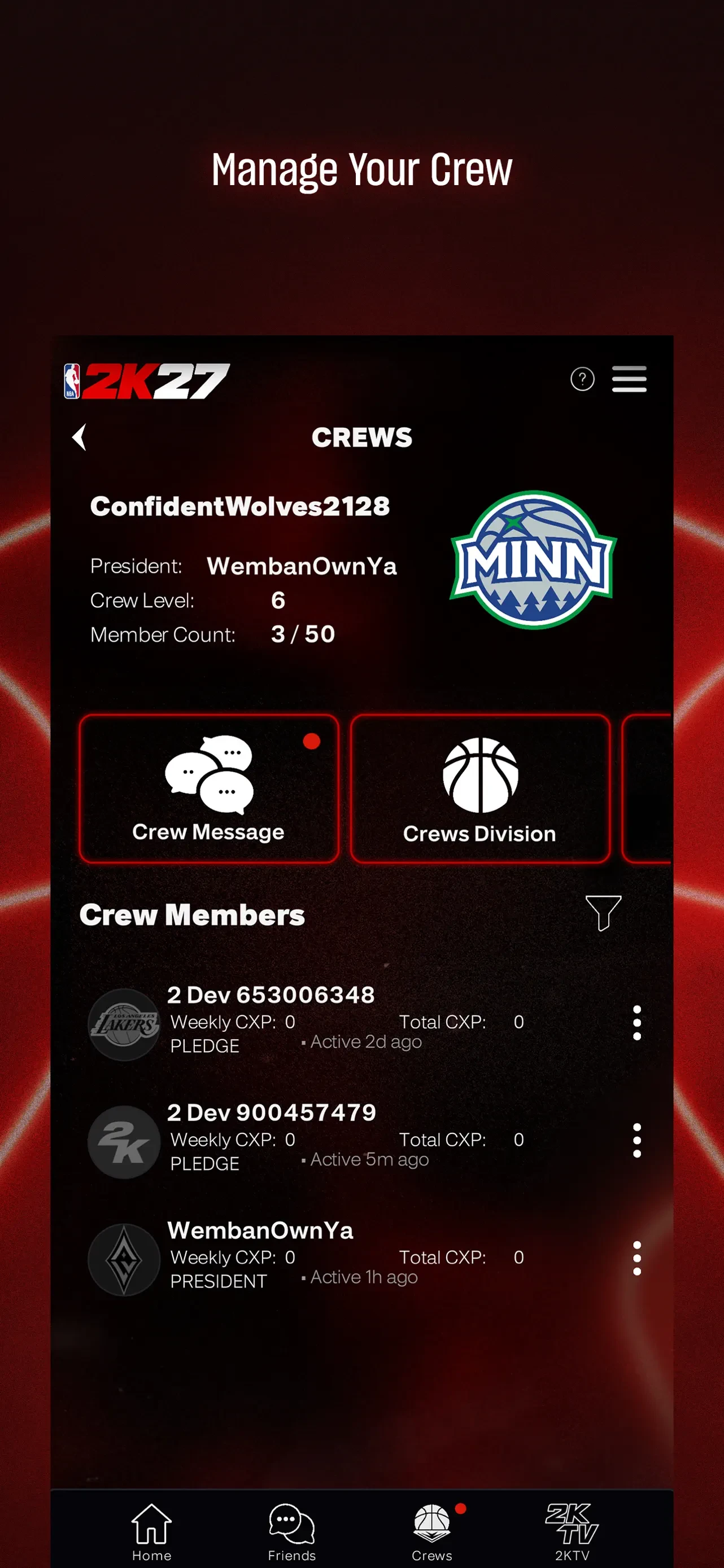 NBA 2K HQ app store screenshot 3 — Unknown (iOS)